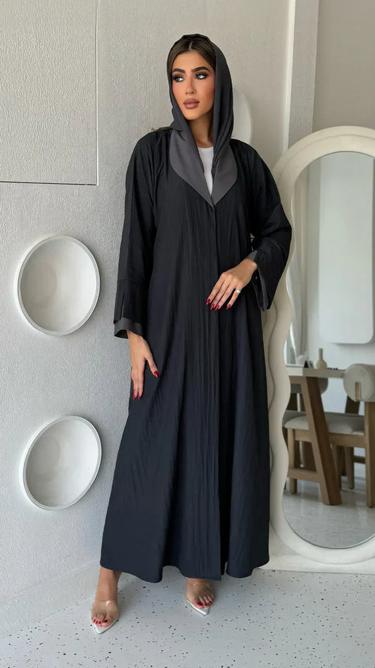 Black Abaya and Hijab