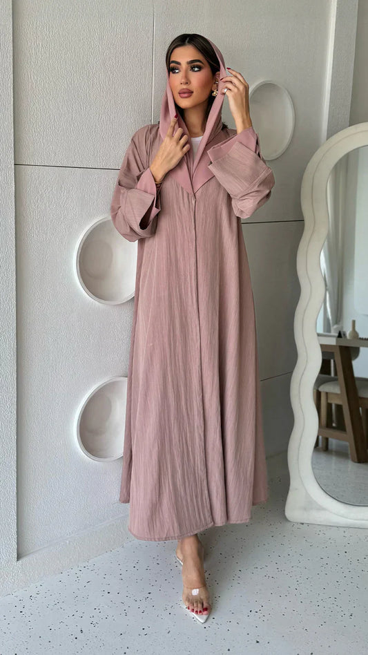pink abaya