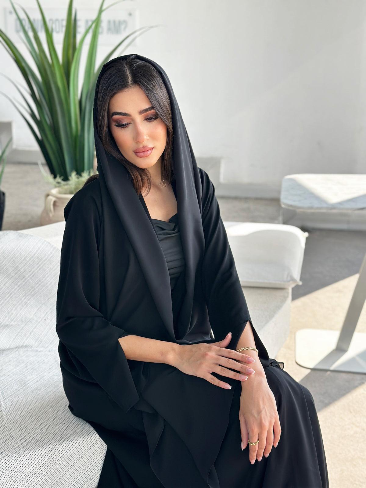 Sultana Black Abaya- Elita