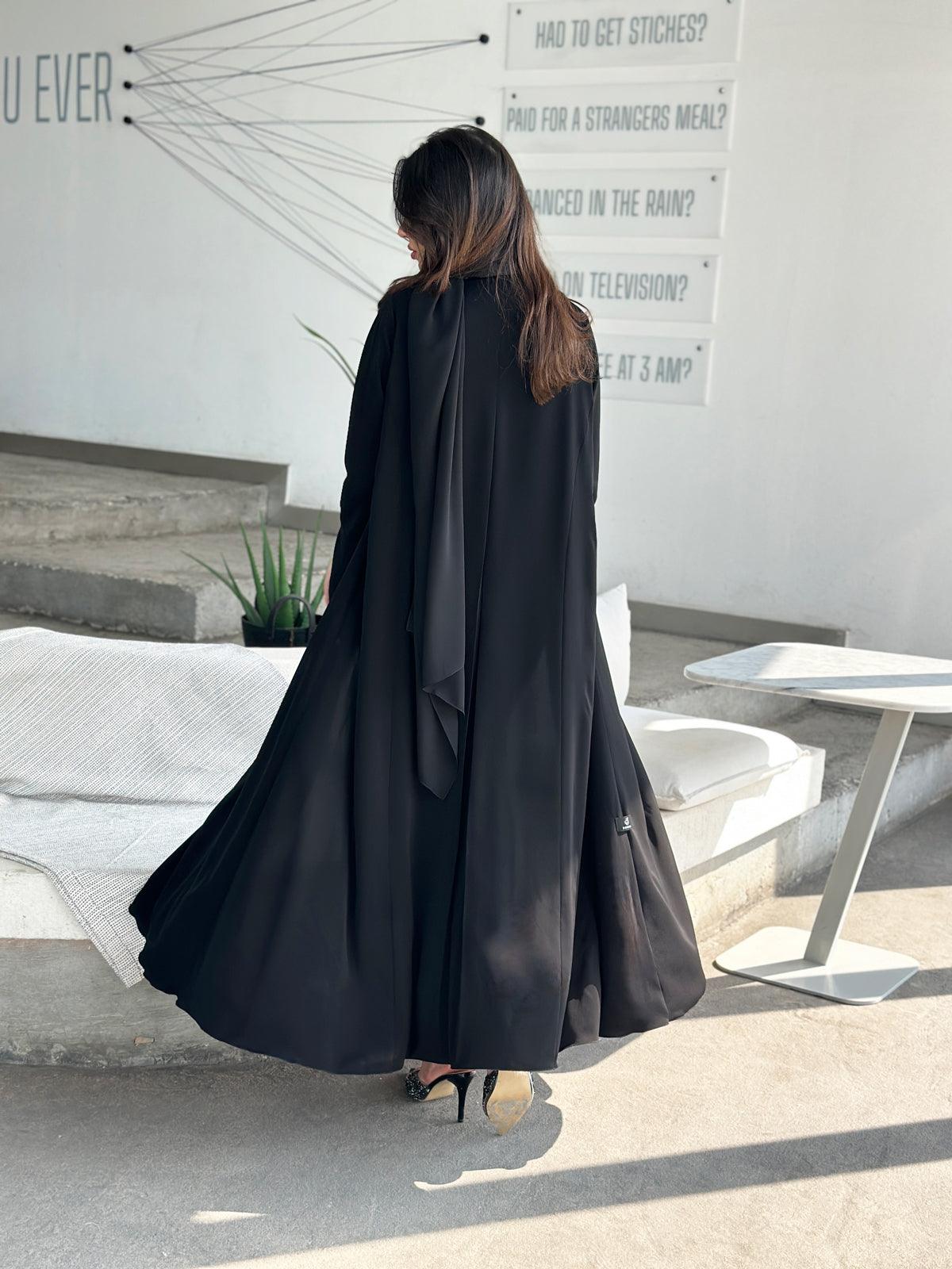 Sultana Black Abaya- Elita