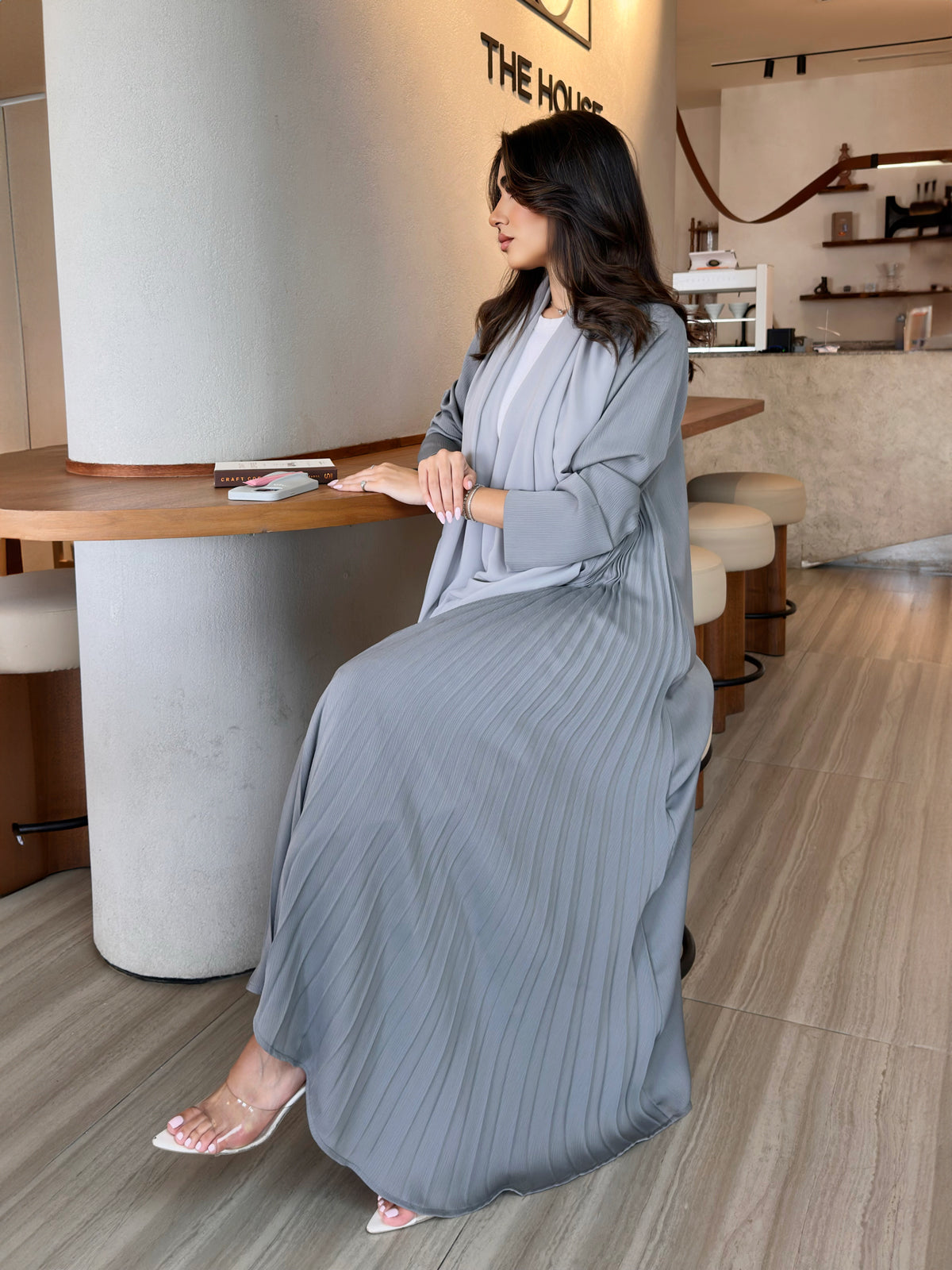 Mirage Grey Abaya