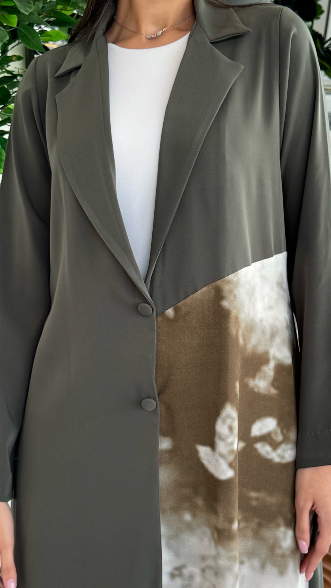 Dalal Olive Green Abaya