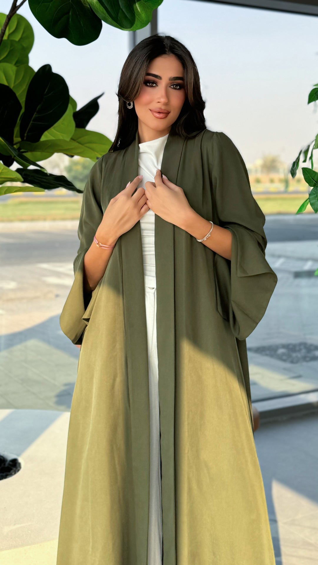 Maya Green Abaya