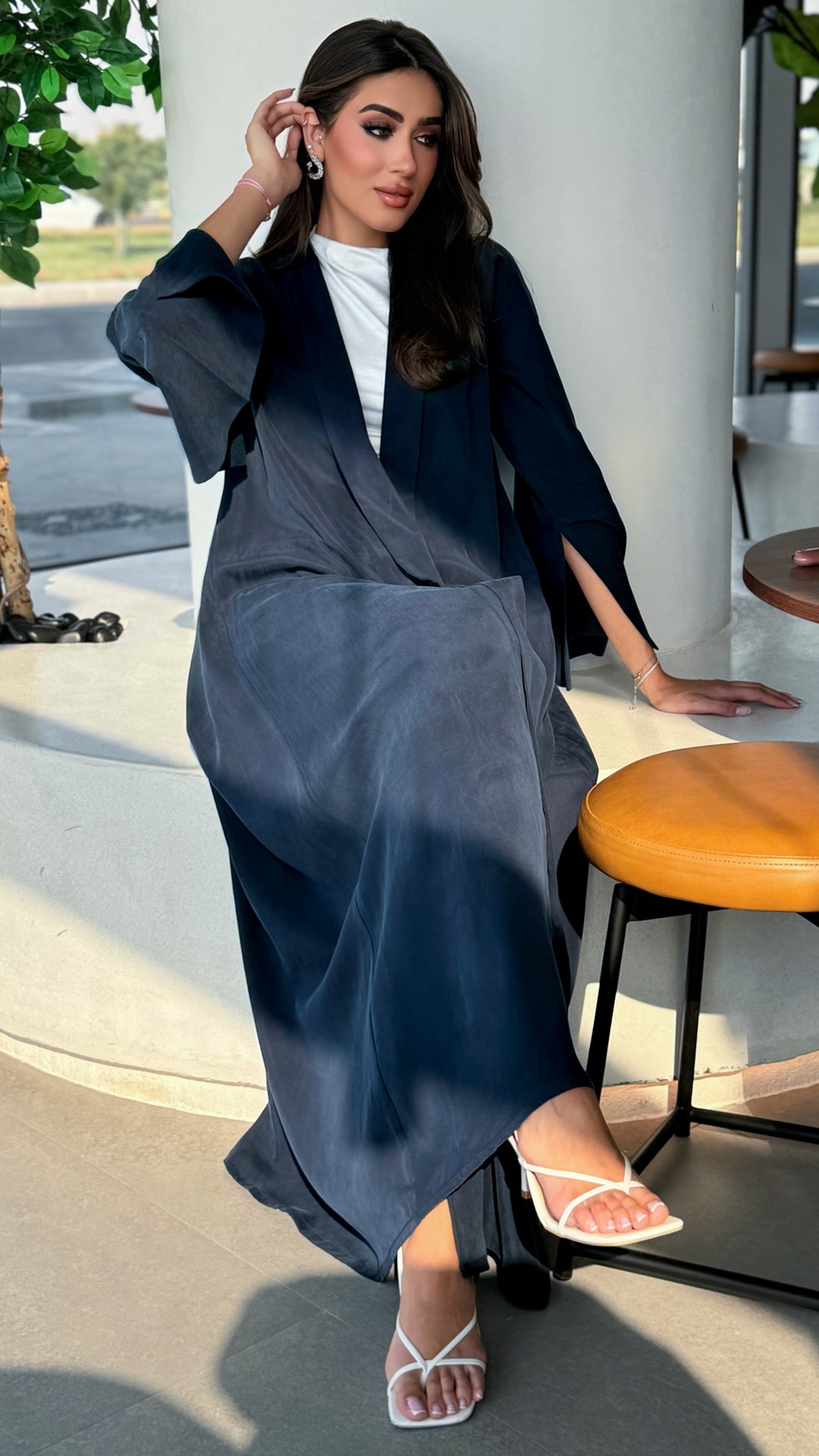 Maya Navy Abaya