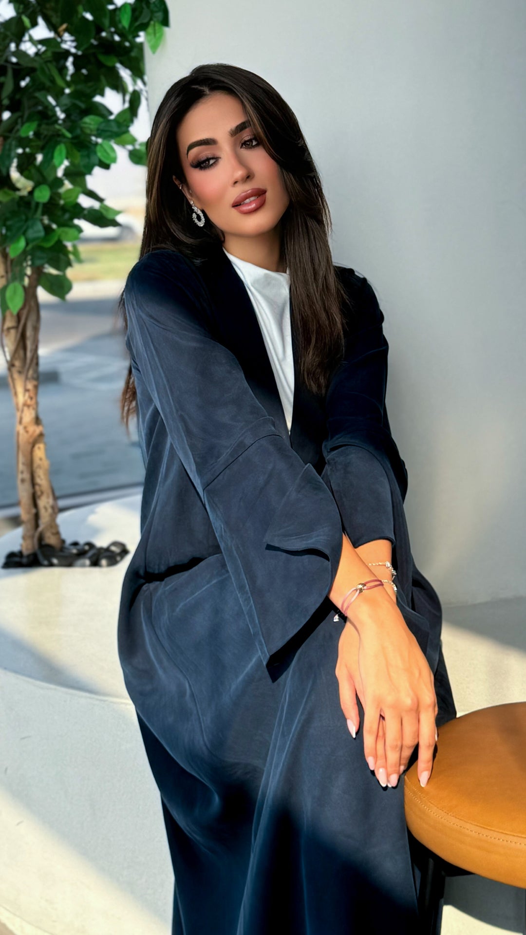 Maya Navy Abaya