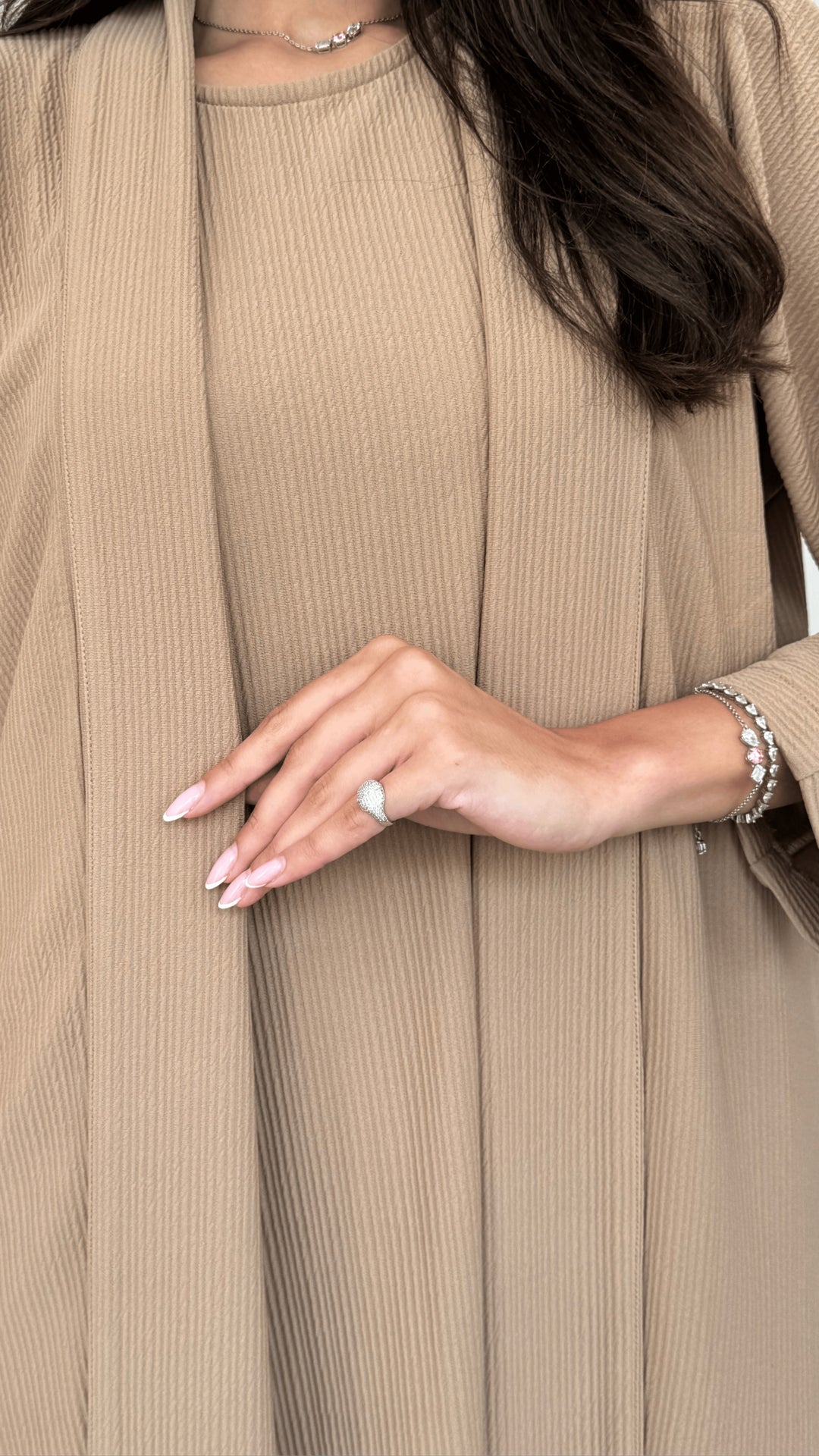Nadine Beige ِAbaya