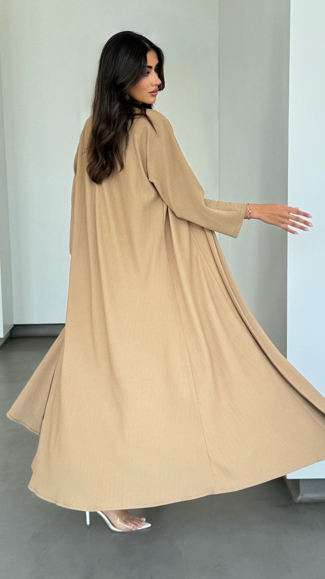 Nadine Beige ِAbaya
