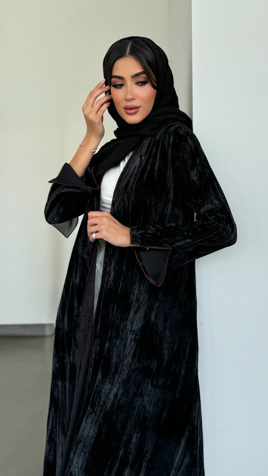 Talia Black Abaya