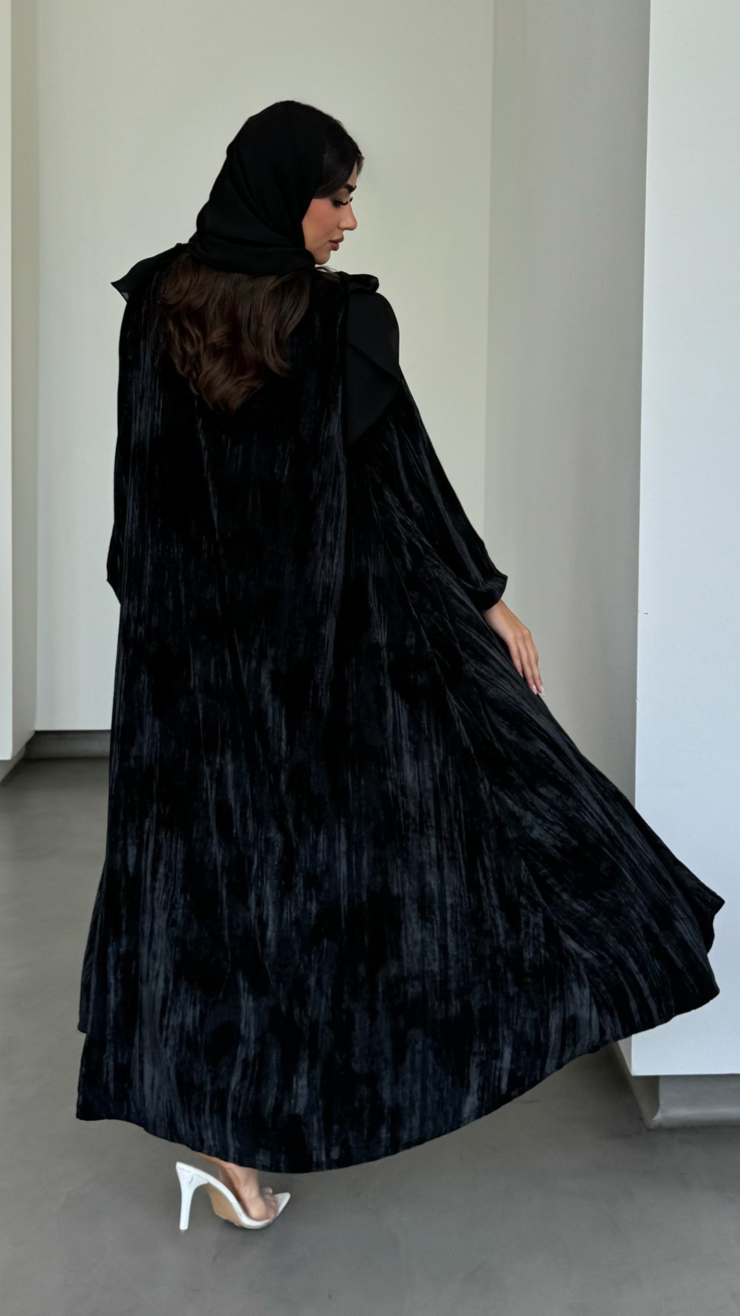 Talia Black Abaya