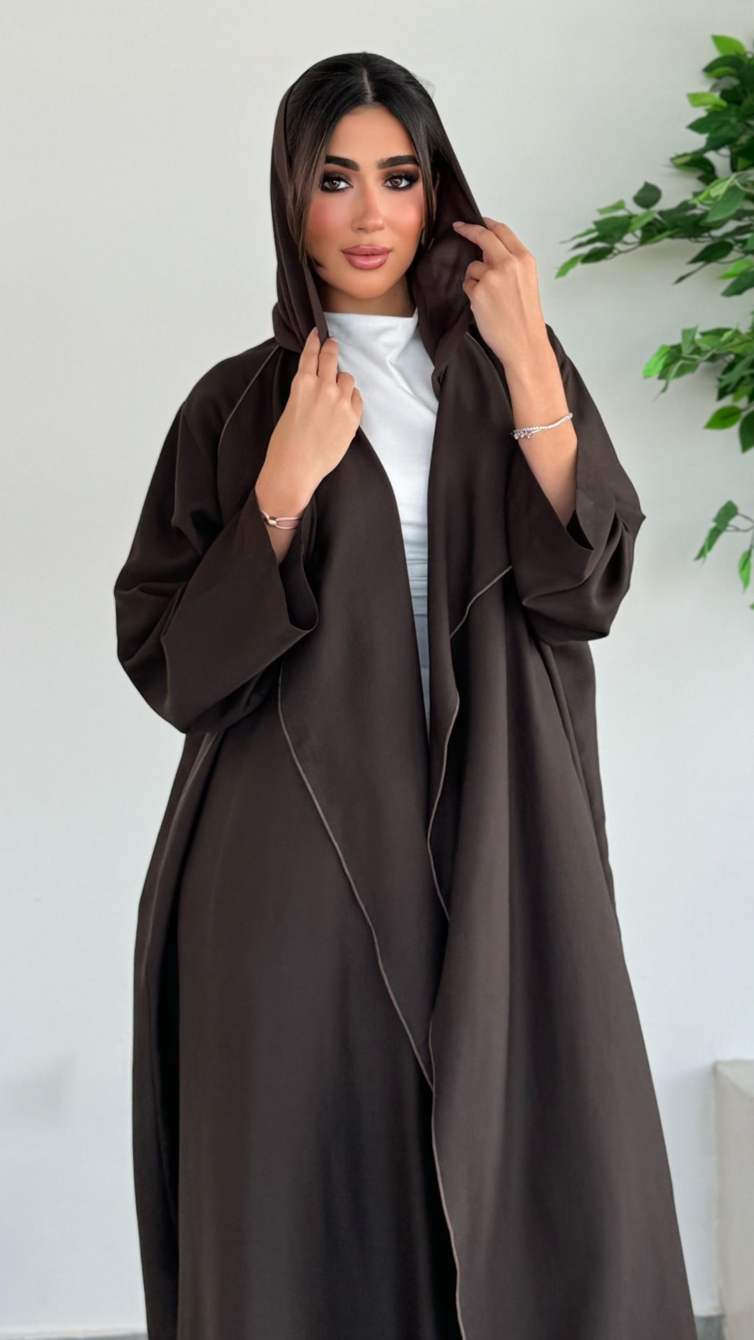 Misk Brown Abaya