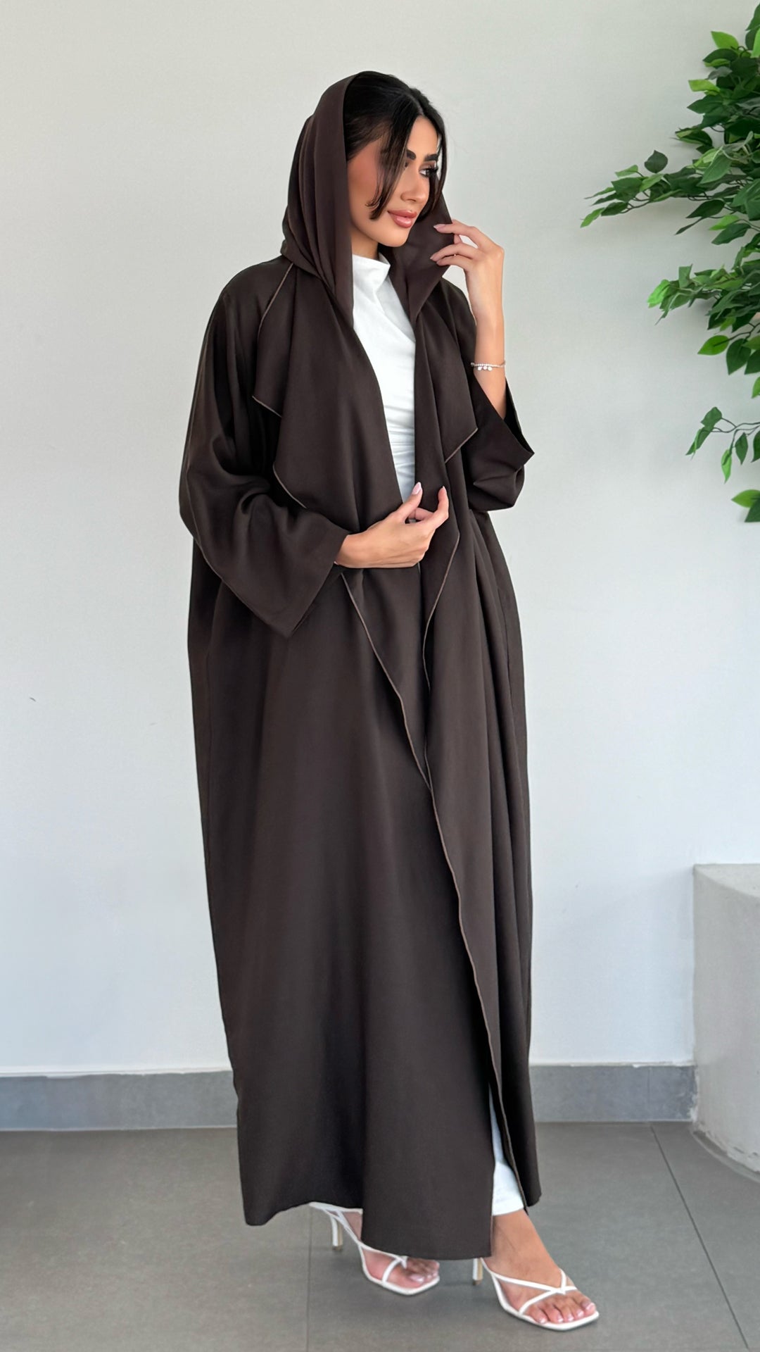Misk Brown Abaya