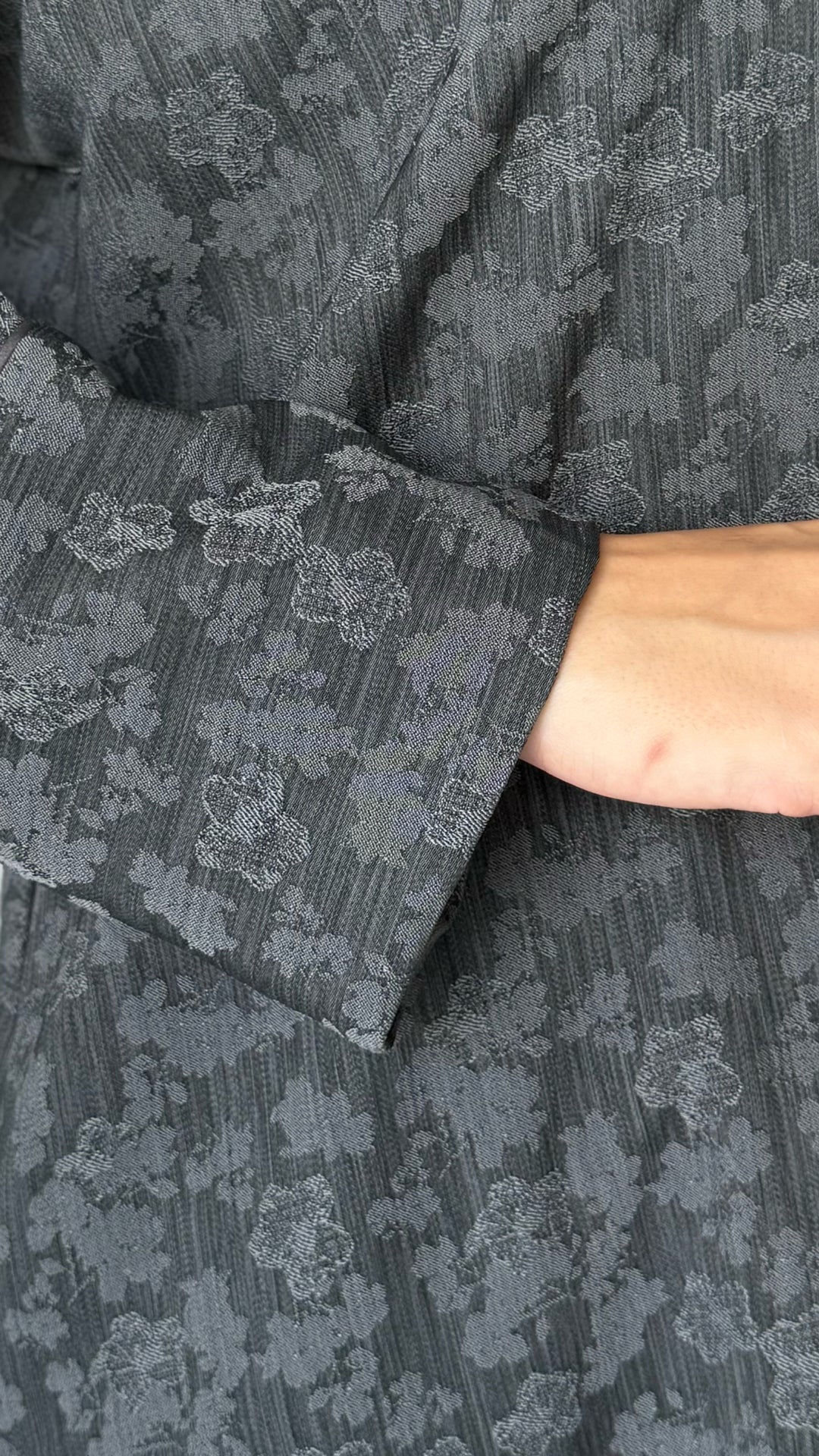 Ghazal Dark Grey Abaya