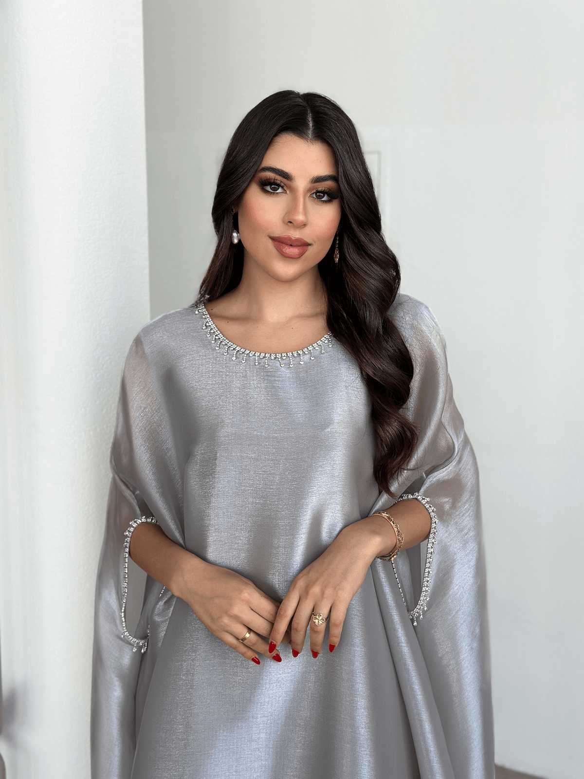Lulu Organza Grey Dress