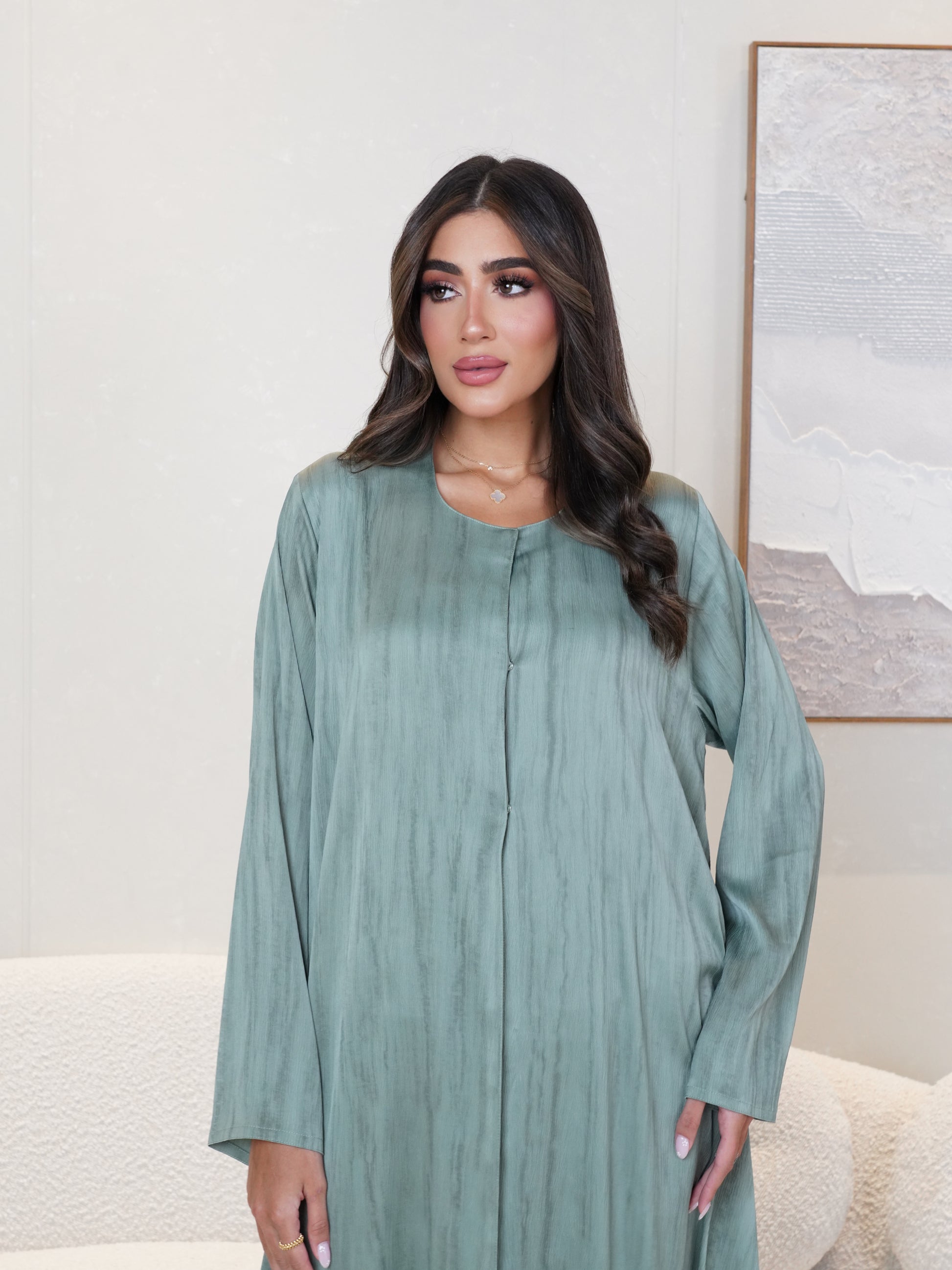 Amara Green Abaya