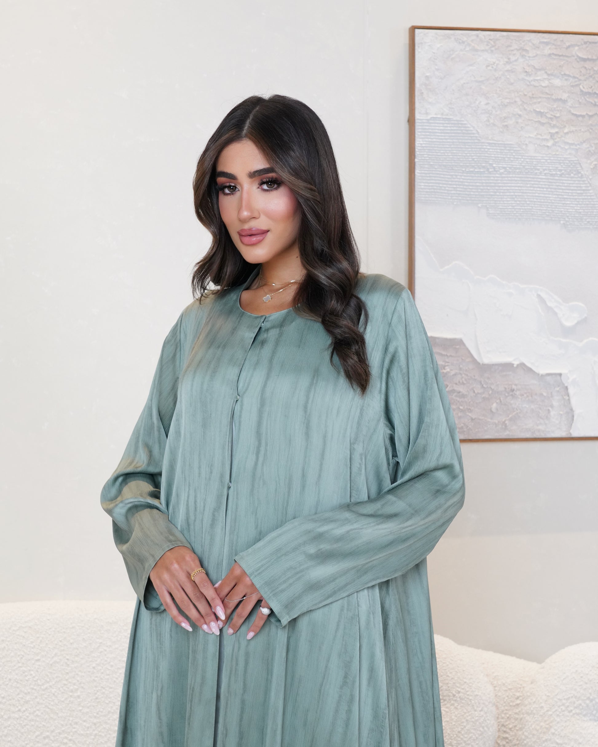 Amara Green Abaya