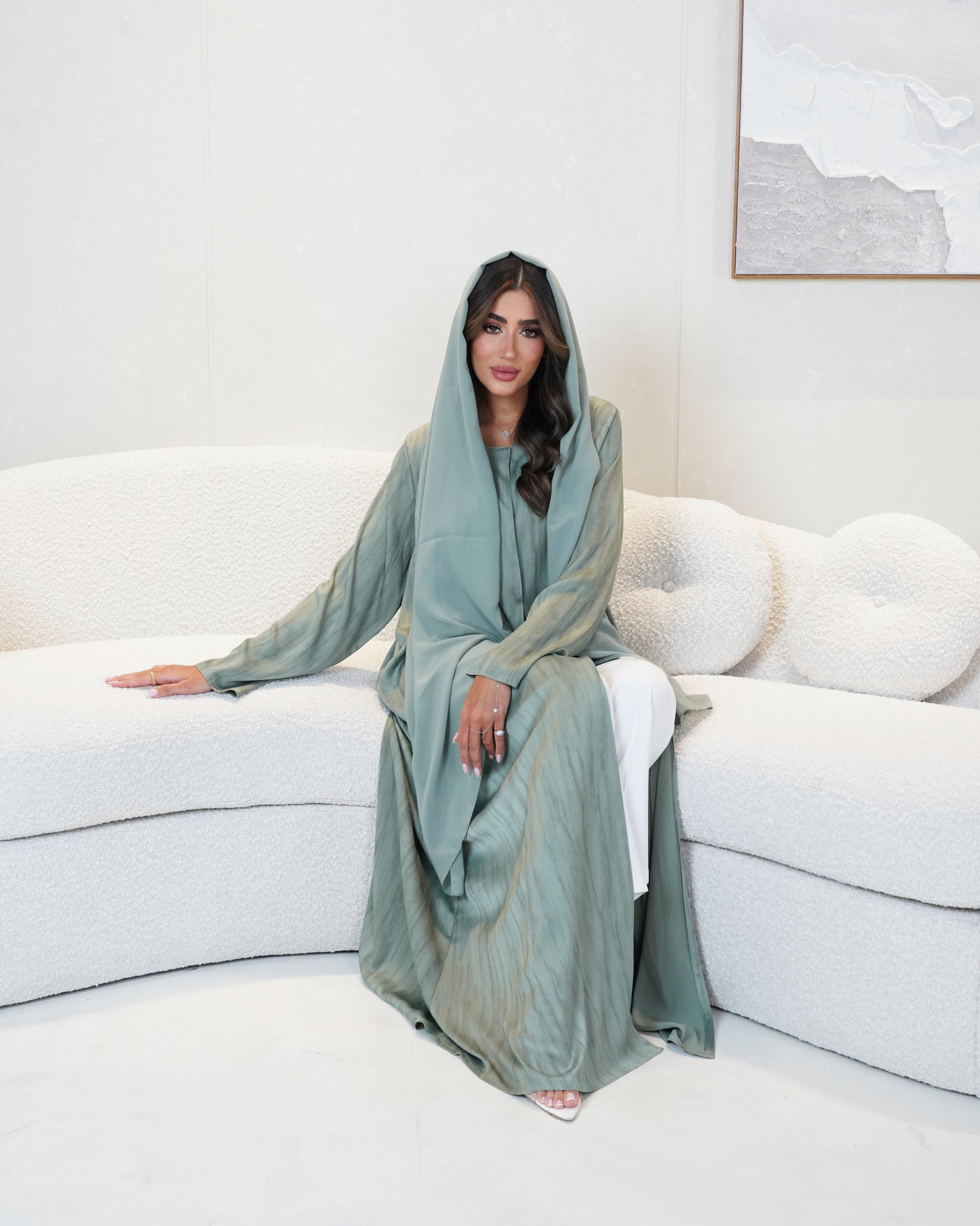 Amara Green Abaya