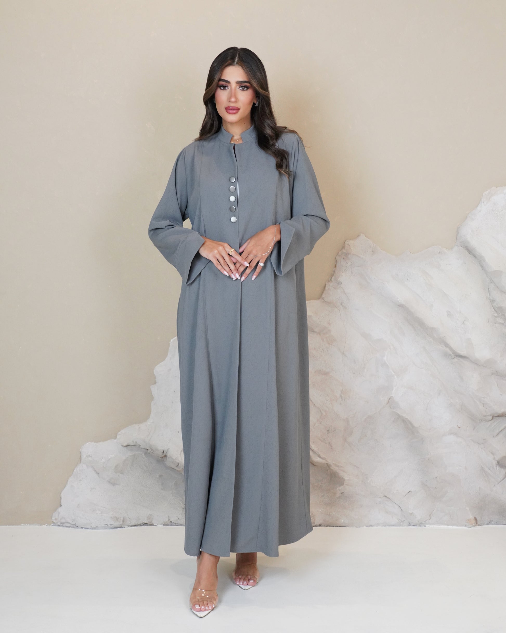 Zarina Grey Abaya