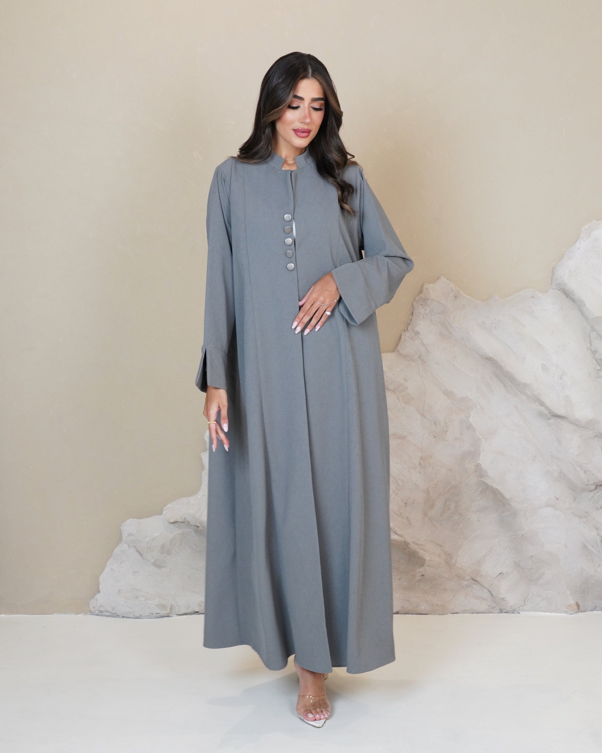 Zarina Grey Abaya