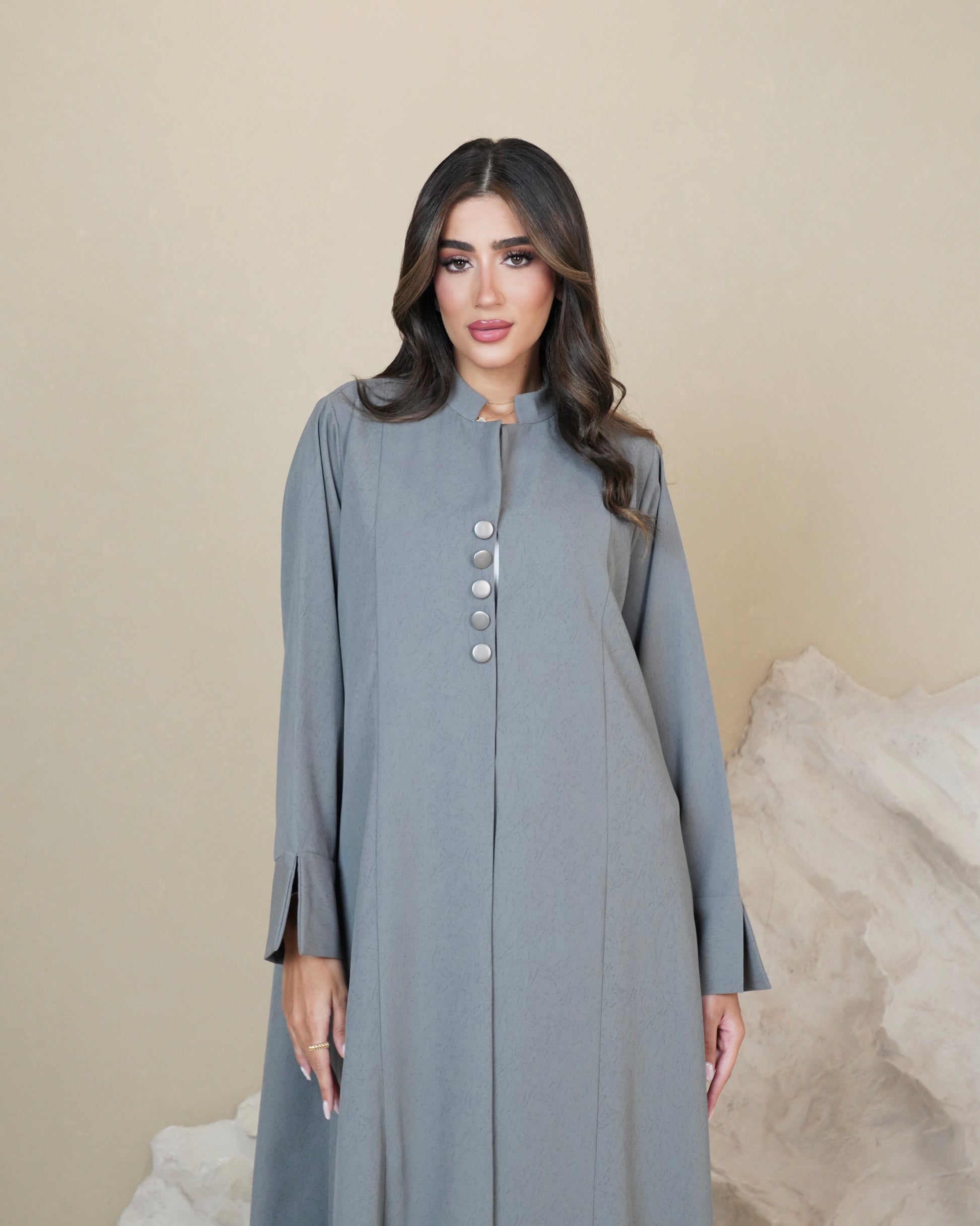 Zarina Grey Abaya