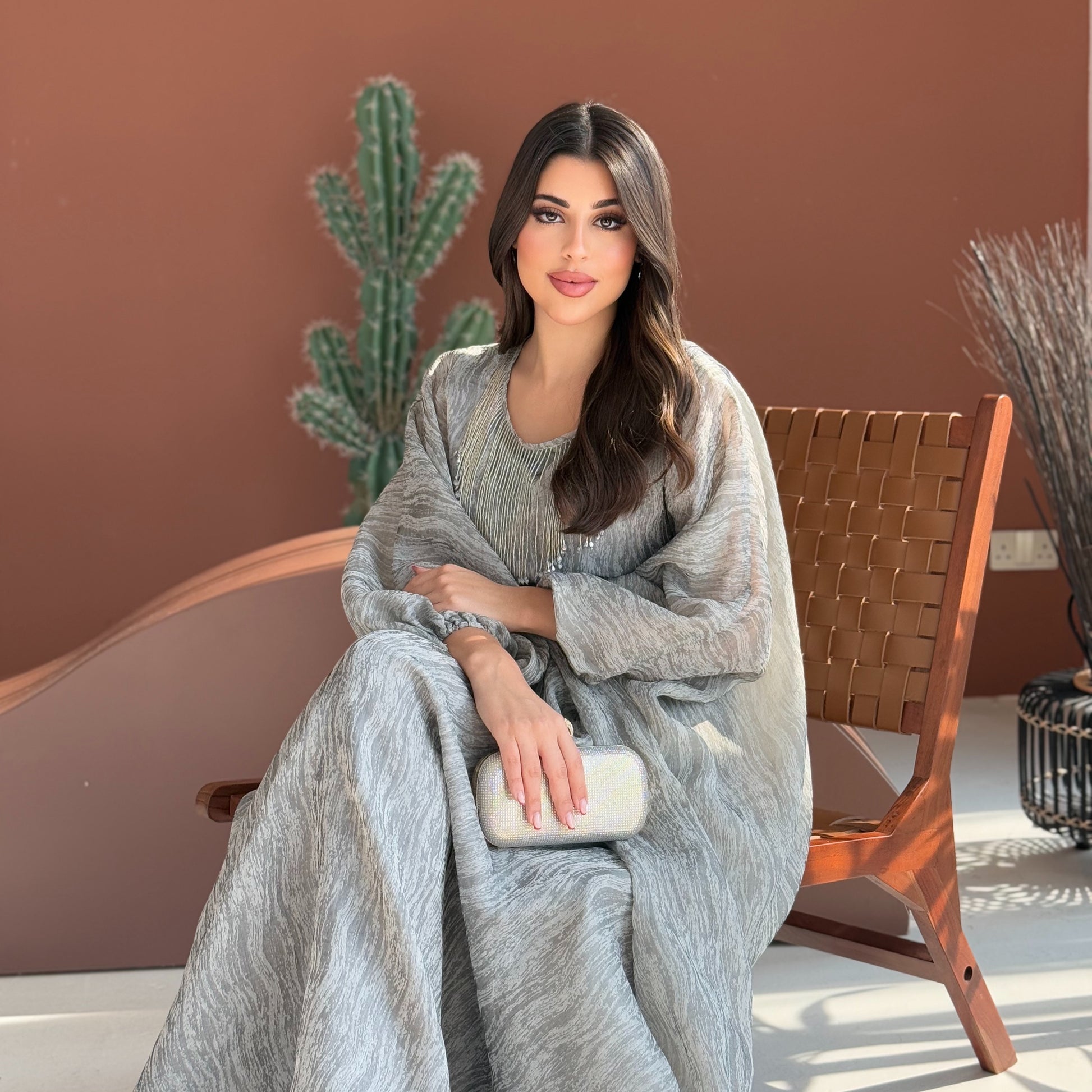 Zahra Grey Dress