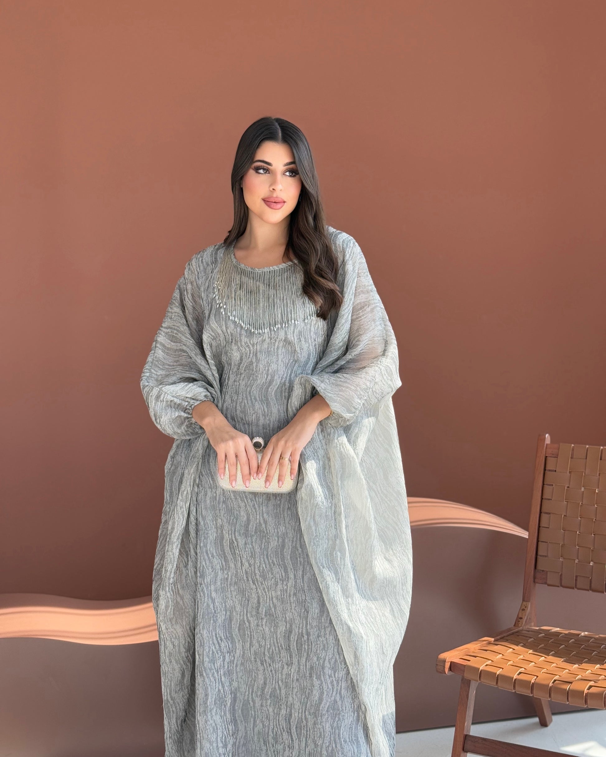 Zahra Grey Dress