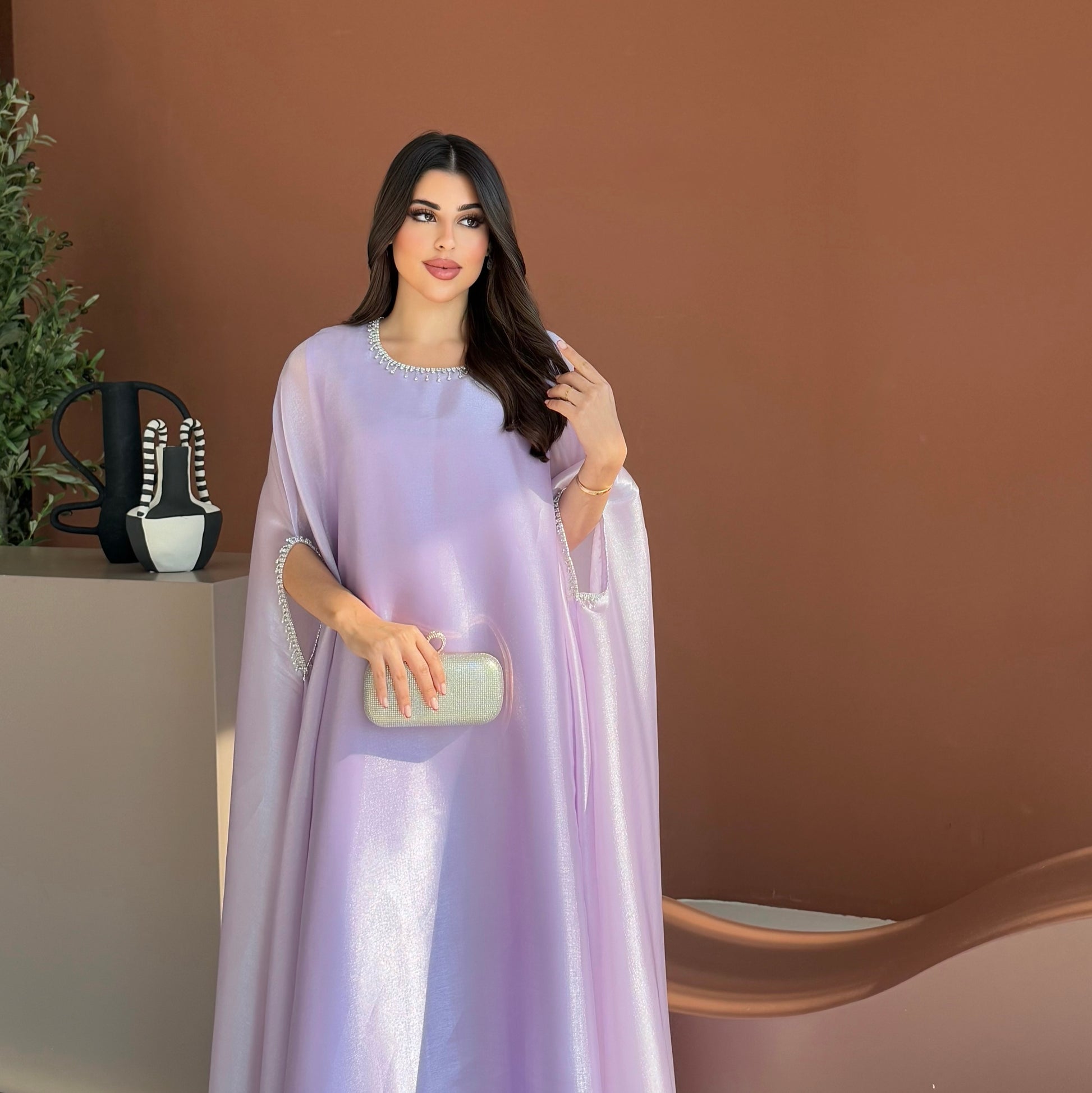 Lulu Organza Purple Dress