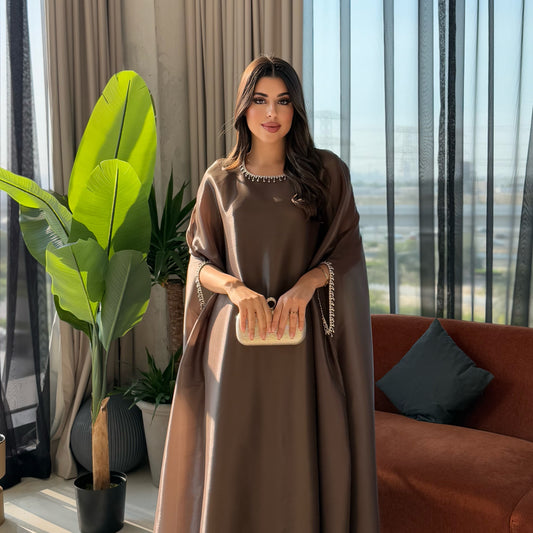 Lulu Organza Olive Green Dress