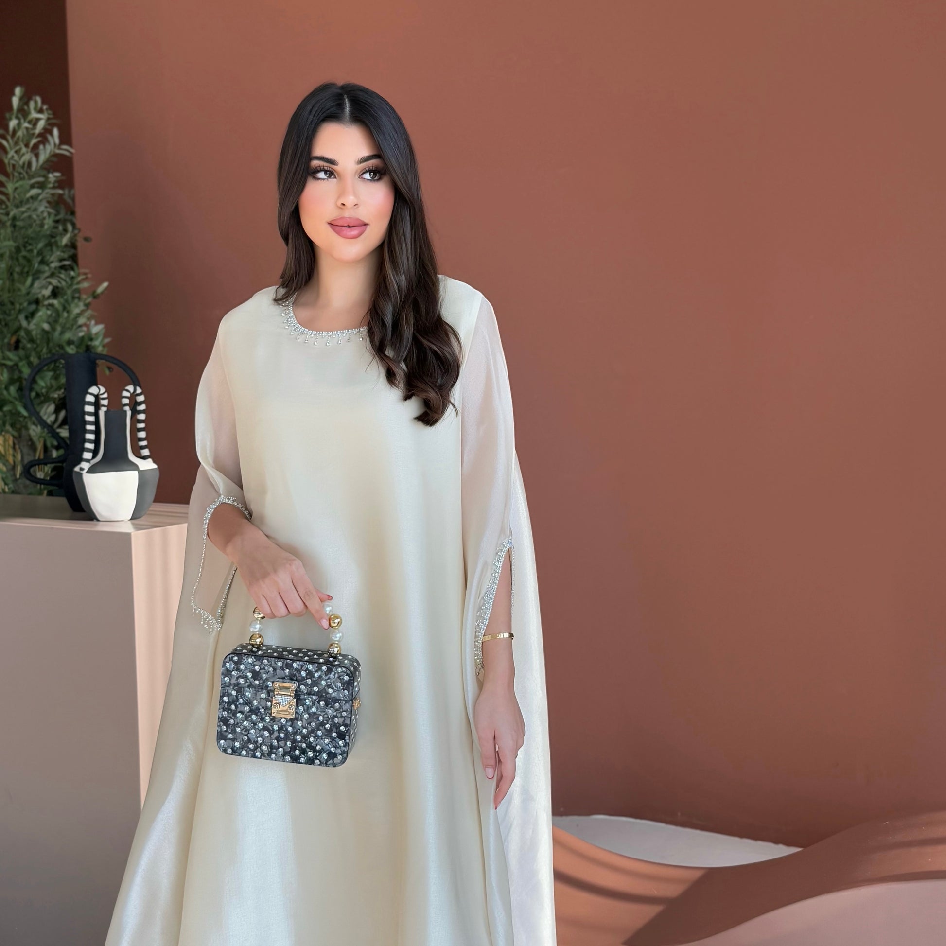 Lulu Organza Off White Dress