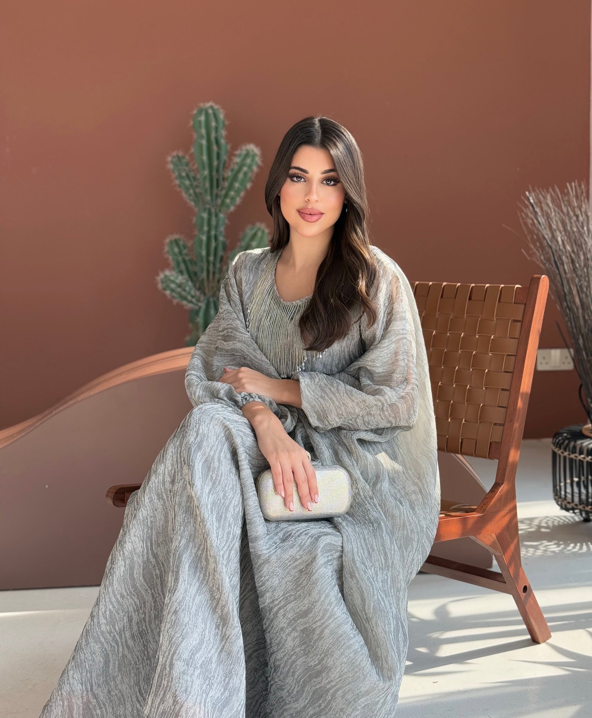 Zahra Grey Dress