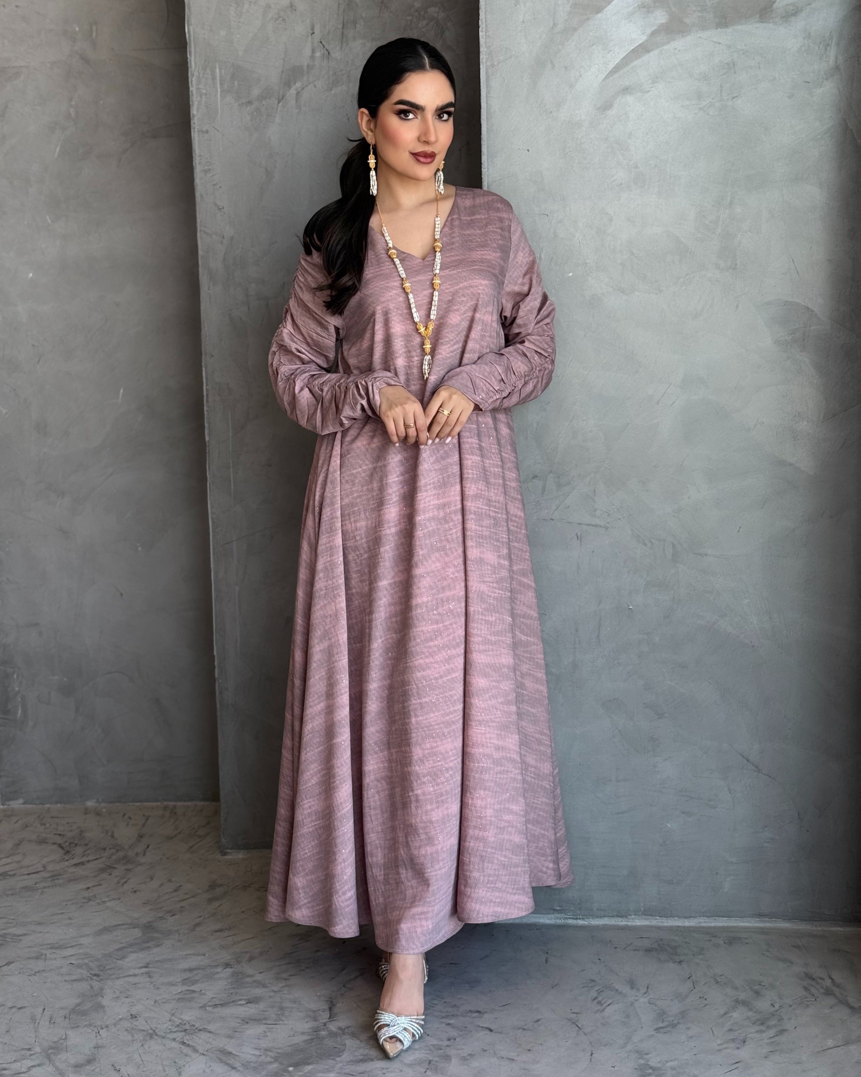 Shine Pink Jalabiya