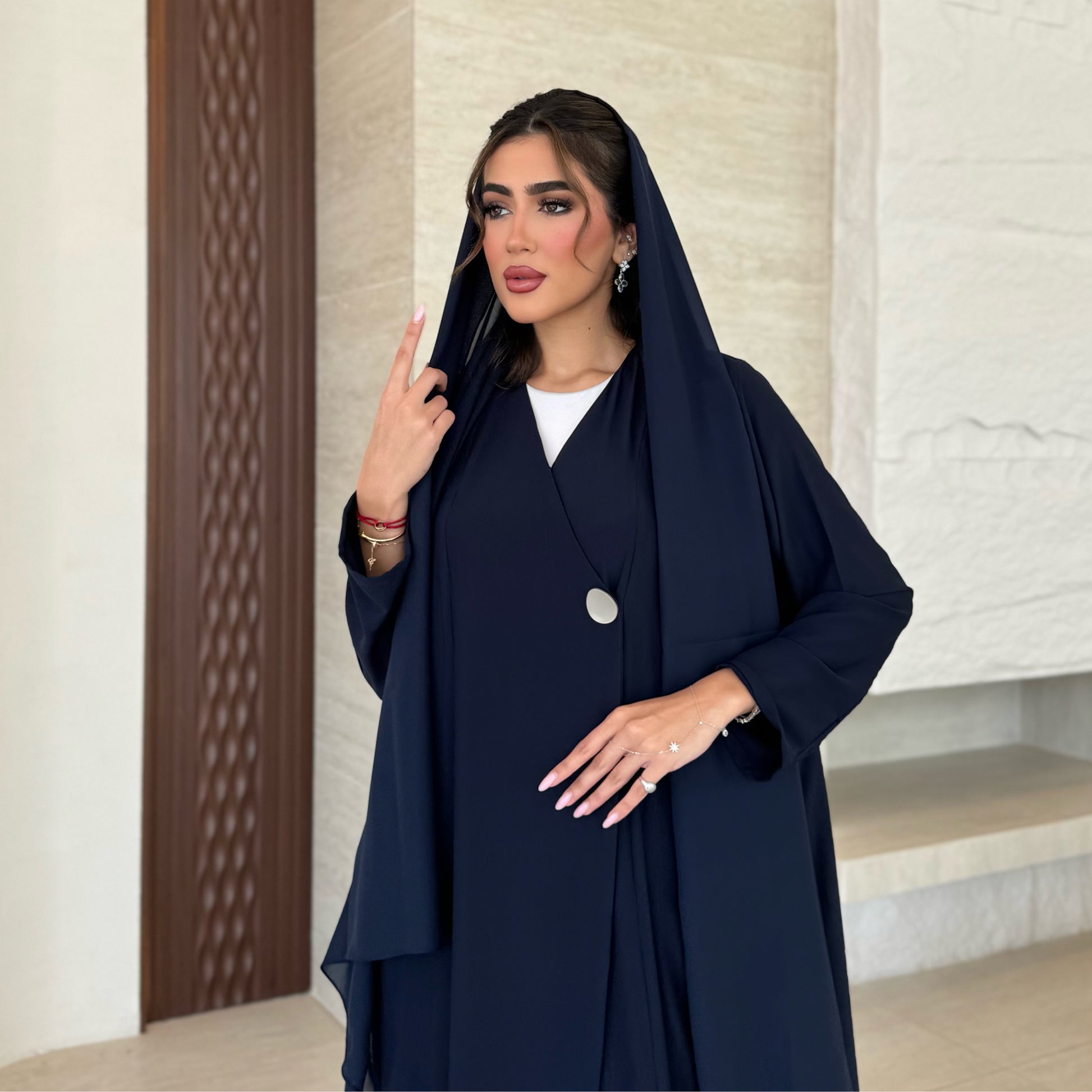 Sher Navy Abaya
