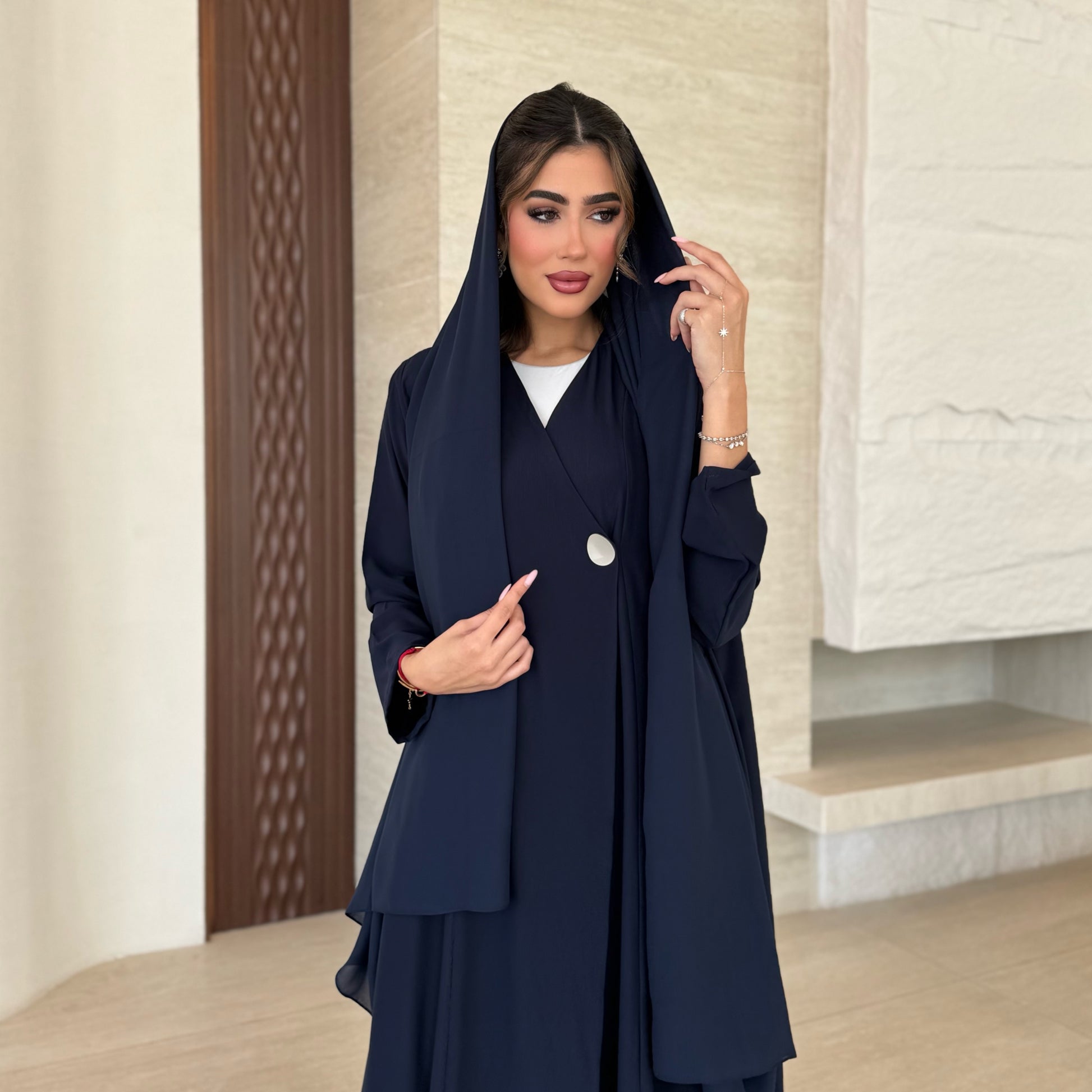 Sher Navy Abaya