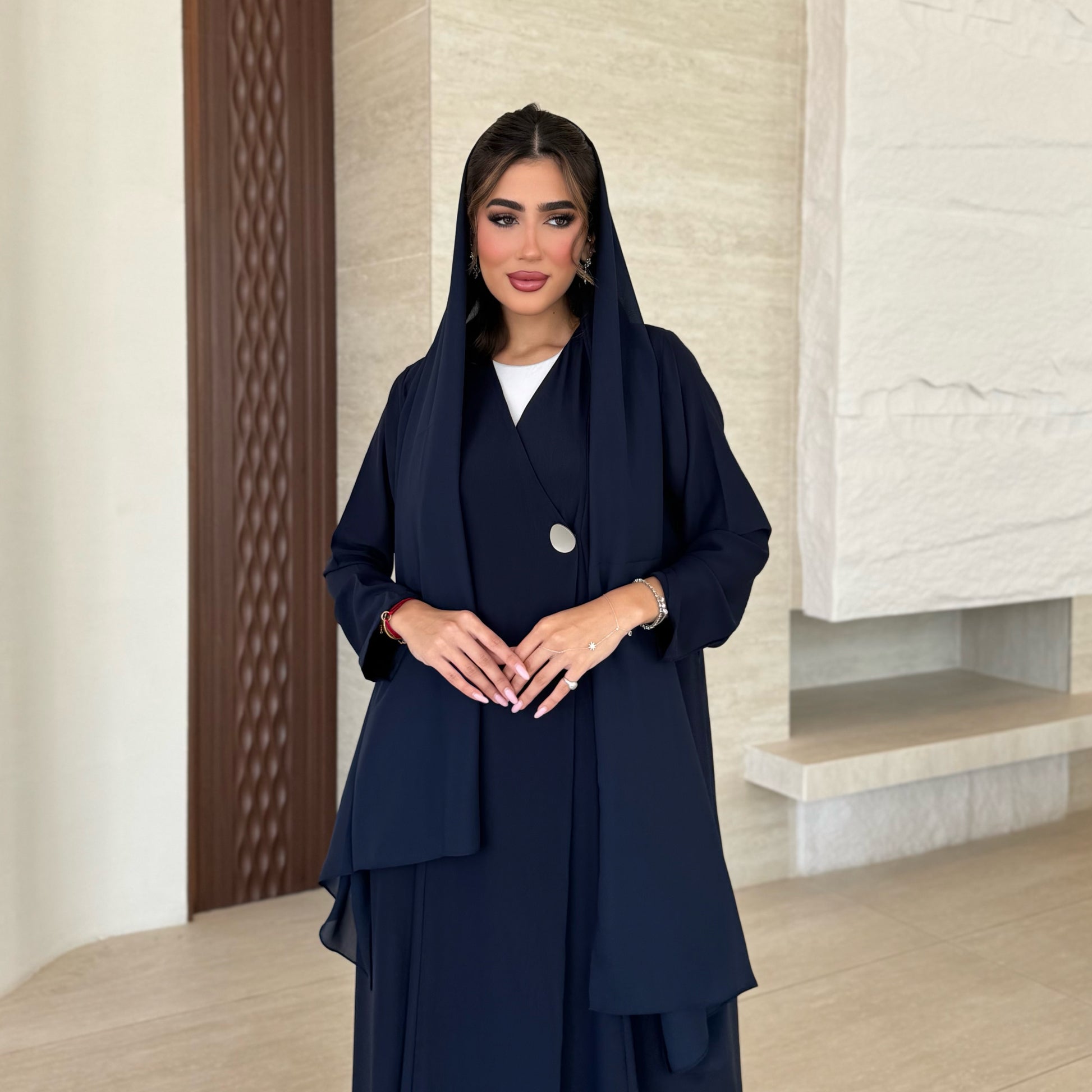Sher Navy Abaya