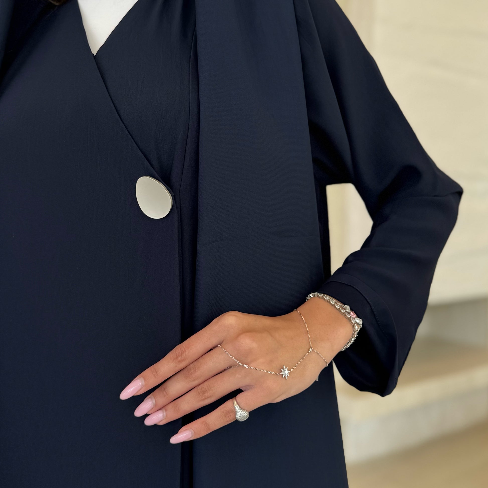 Sher Navy Abaya