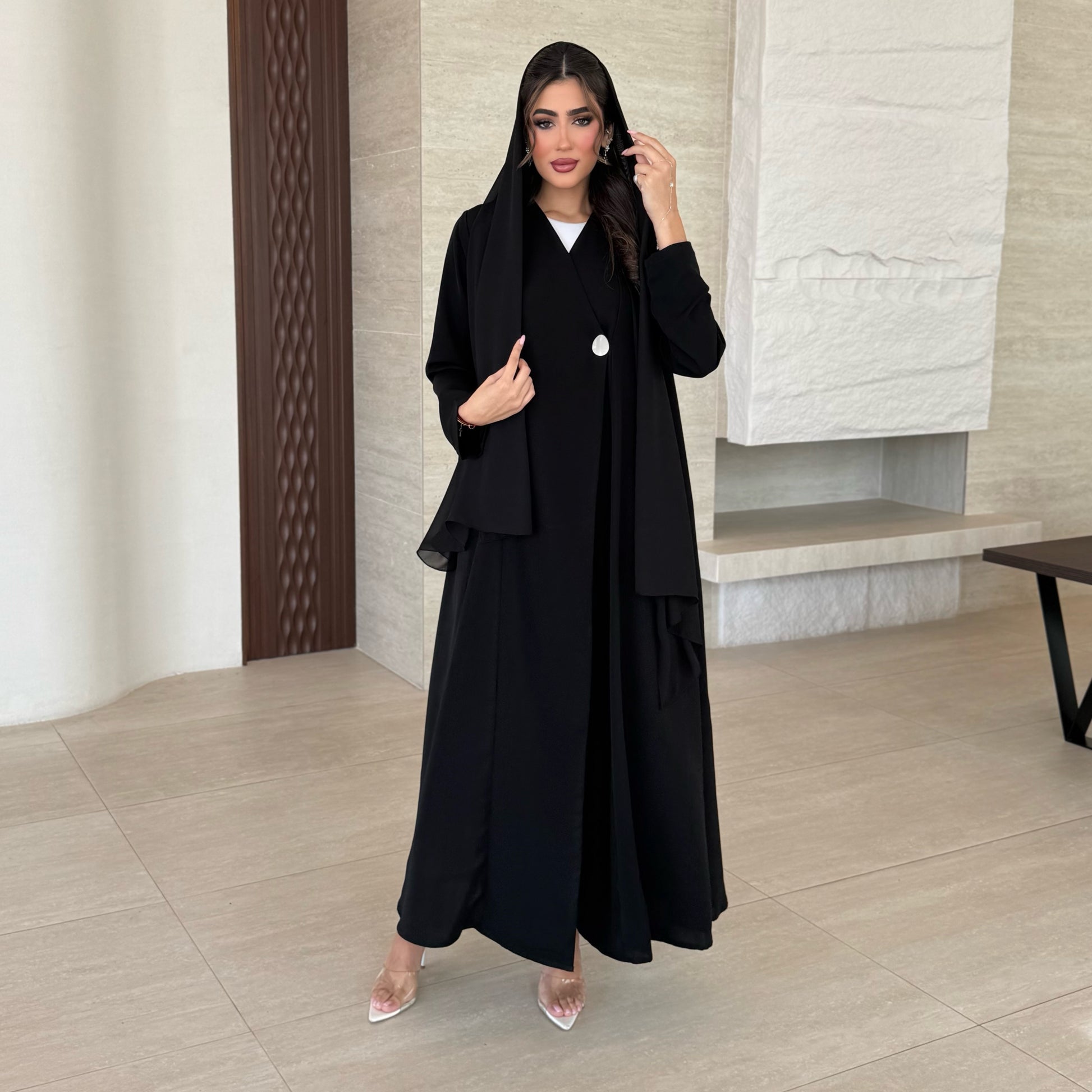 Sher Black Abaya
