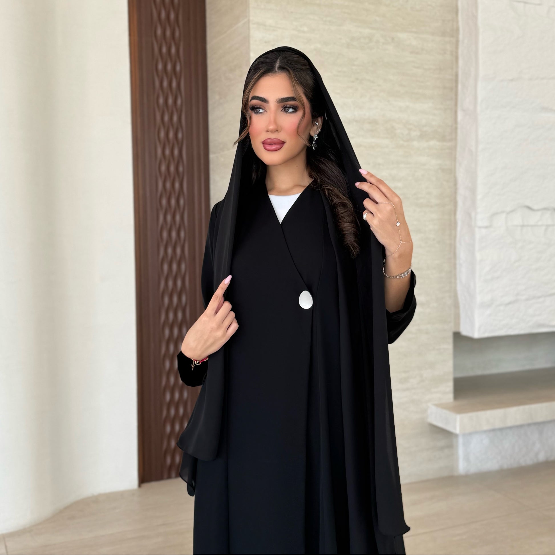 Sher Black Abaya