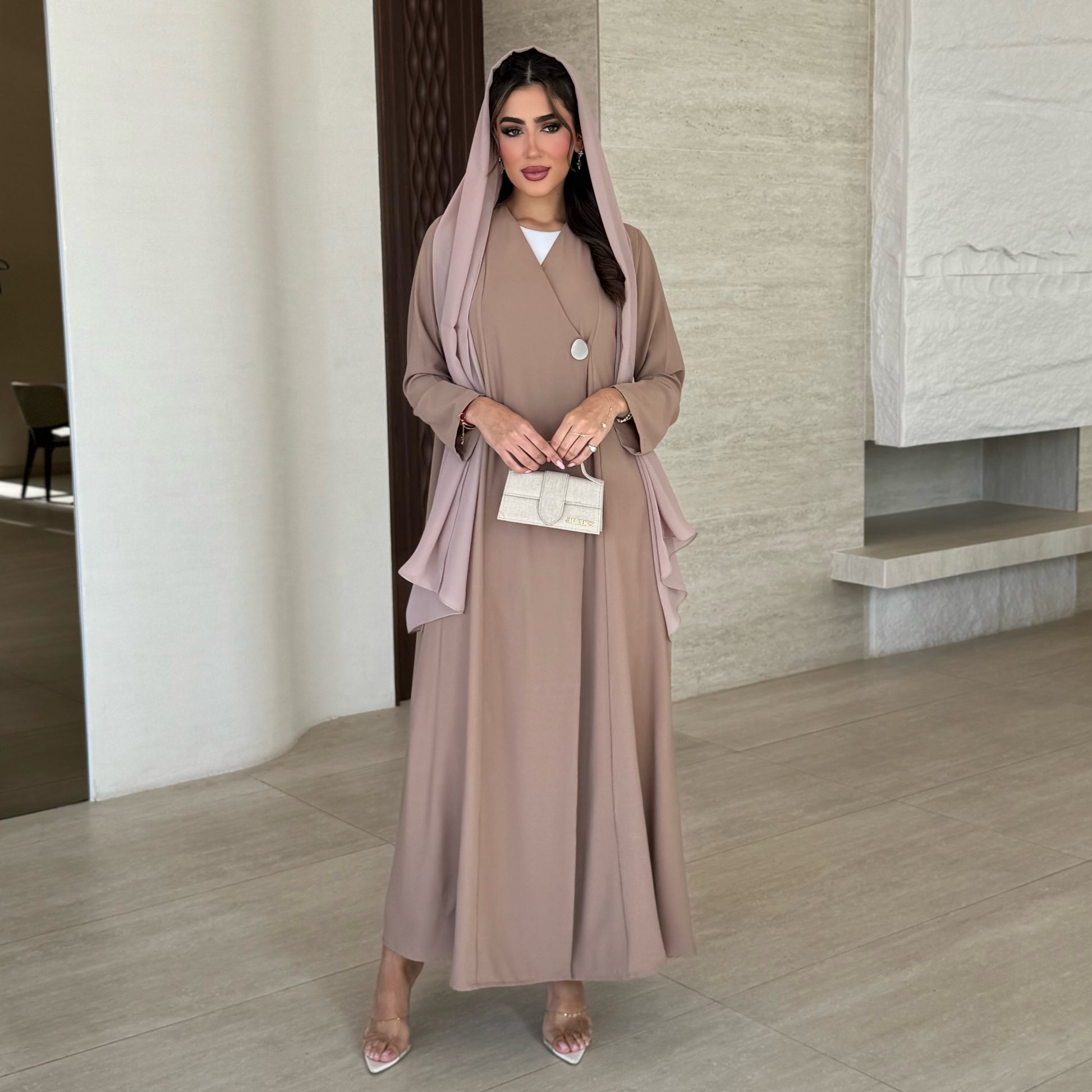 Sher Beige Abaya