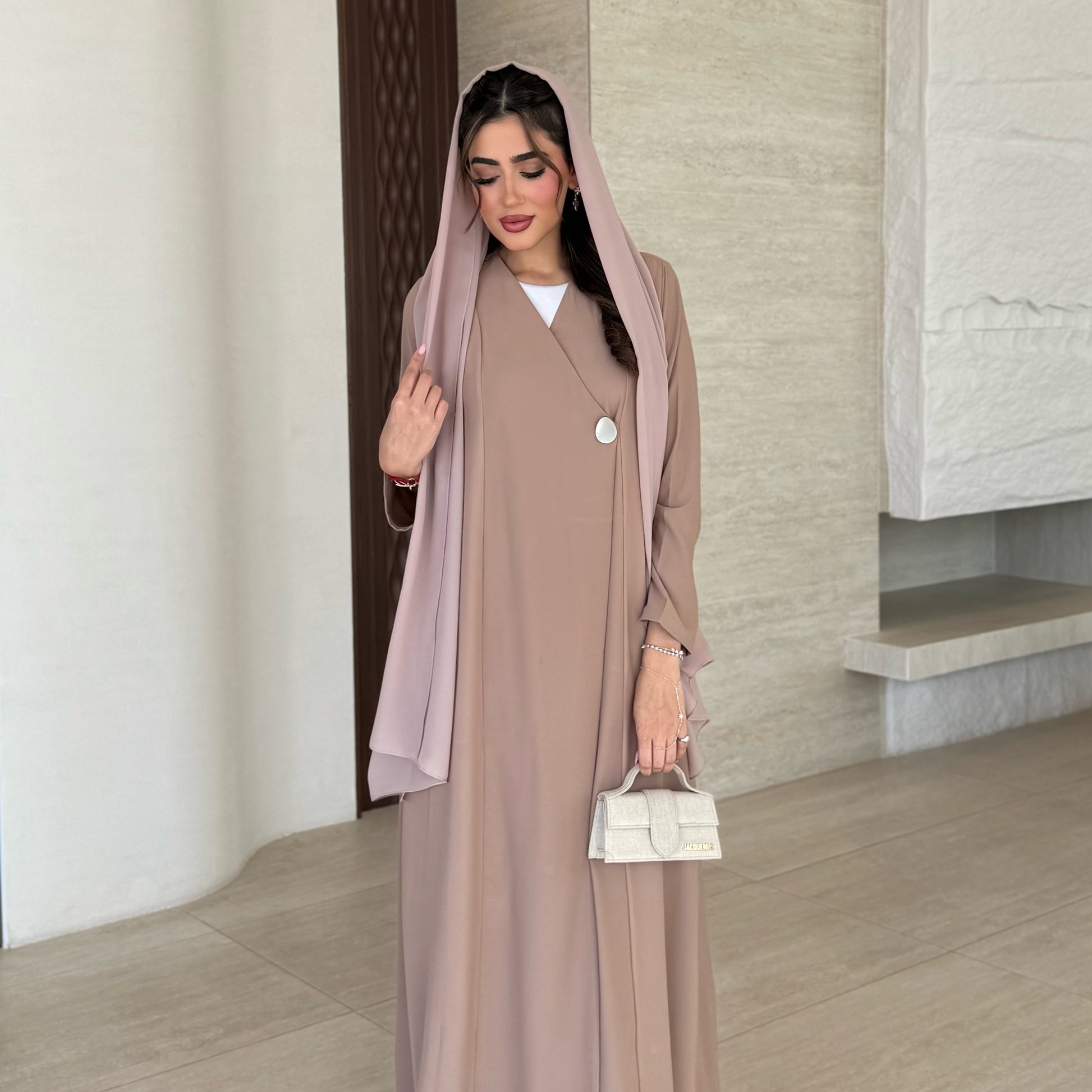 Sher Beige Abaya