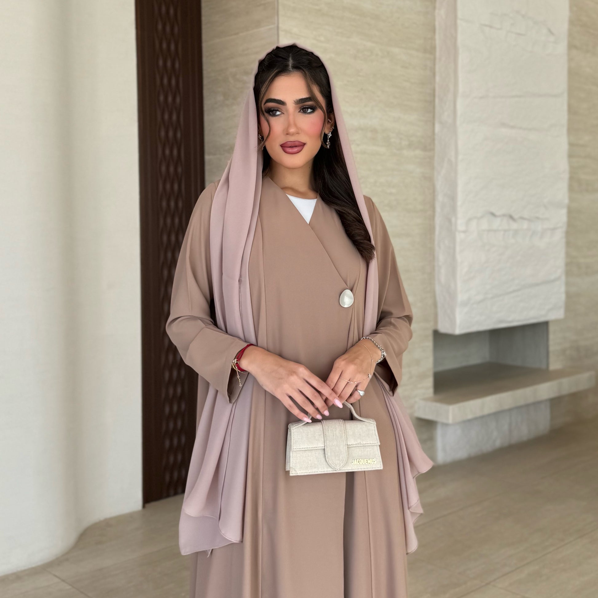 Sher Beige Abaya