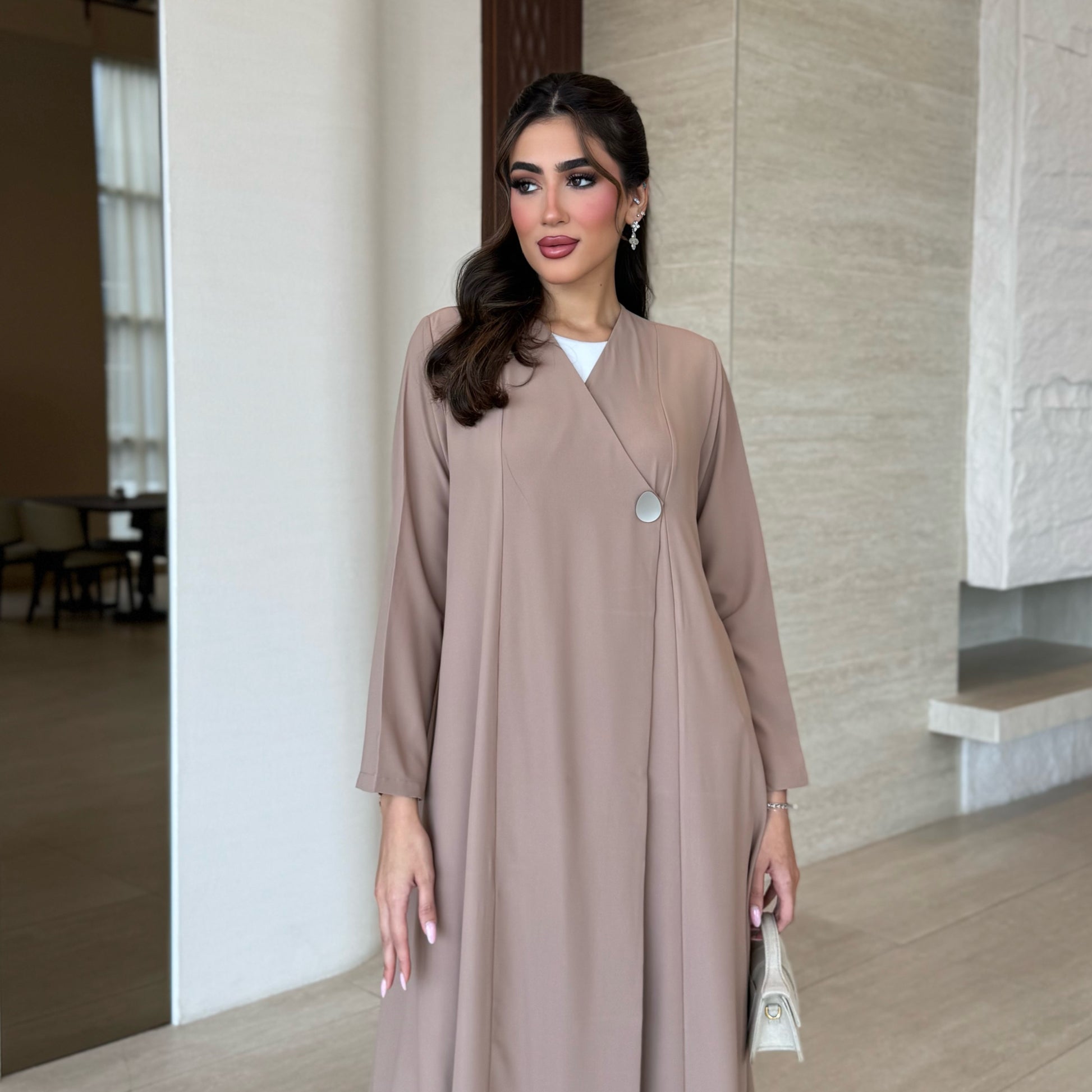 Sher Beige Abaya