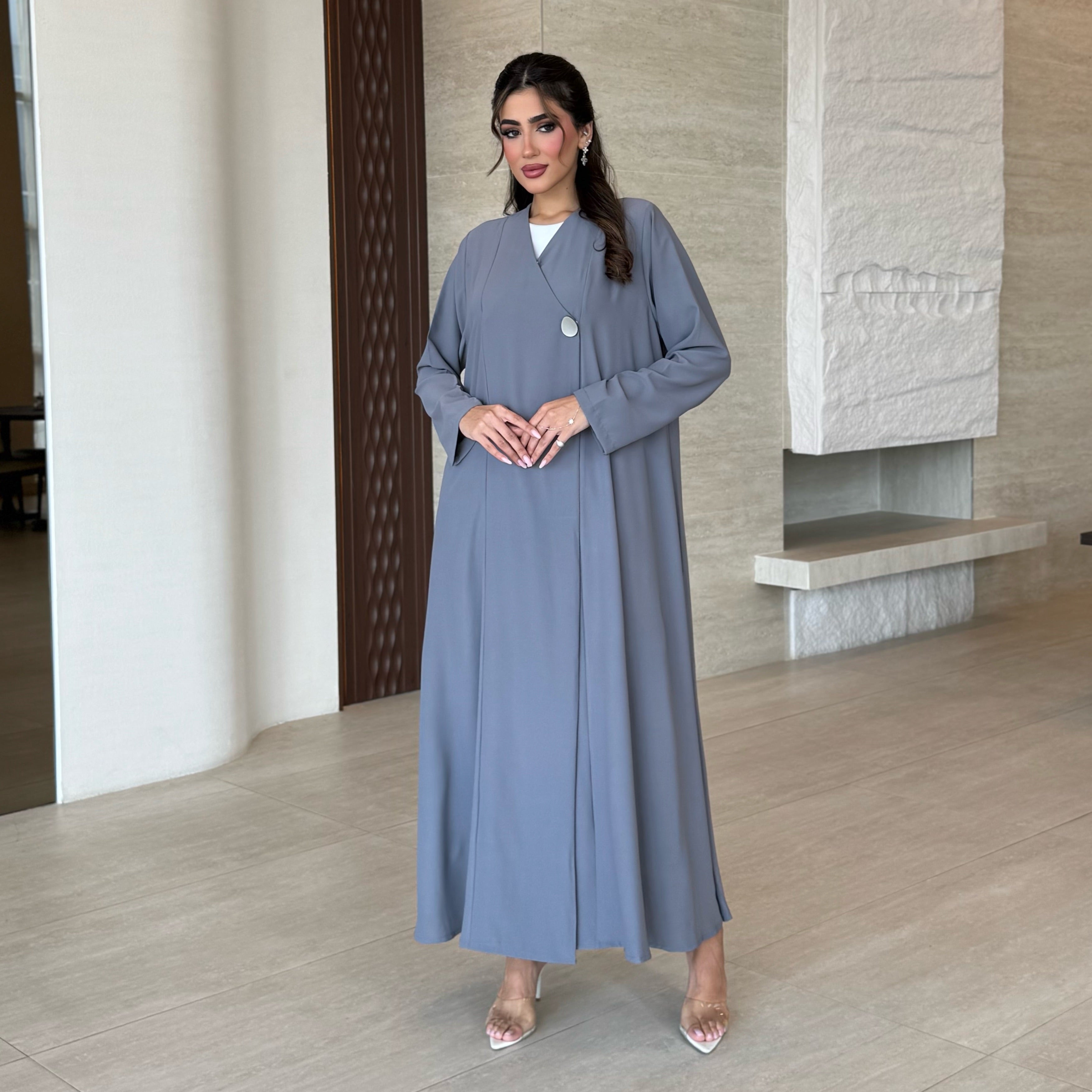 Sher Grey Abaya