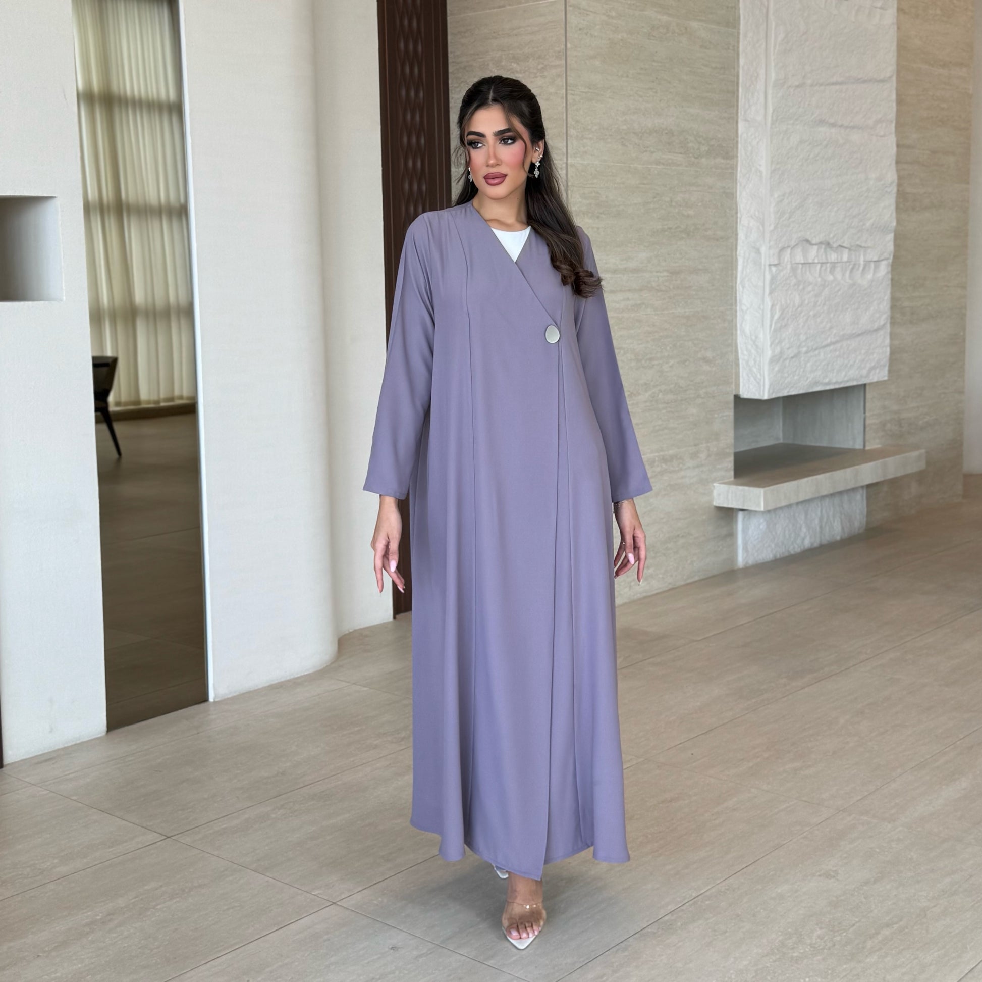 Sher Purple Abaya