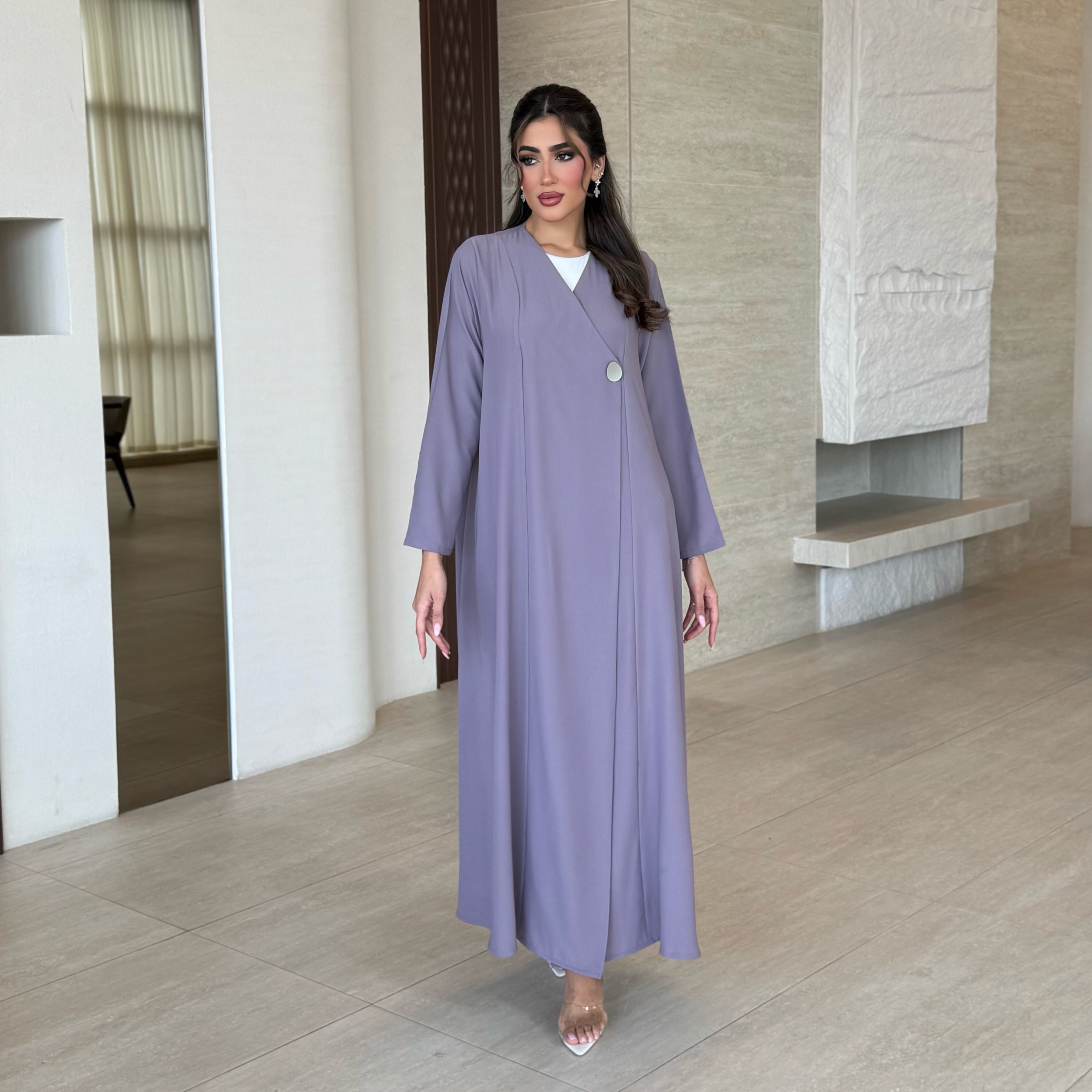 Sher Purple Abaya