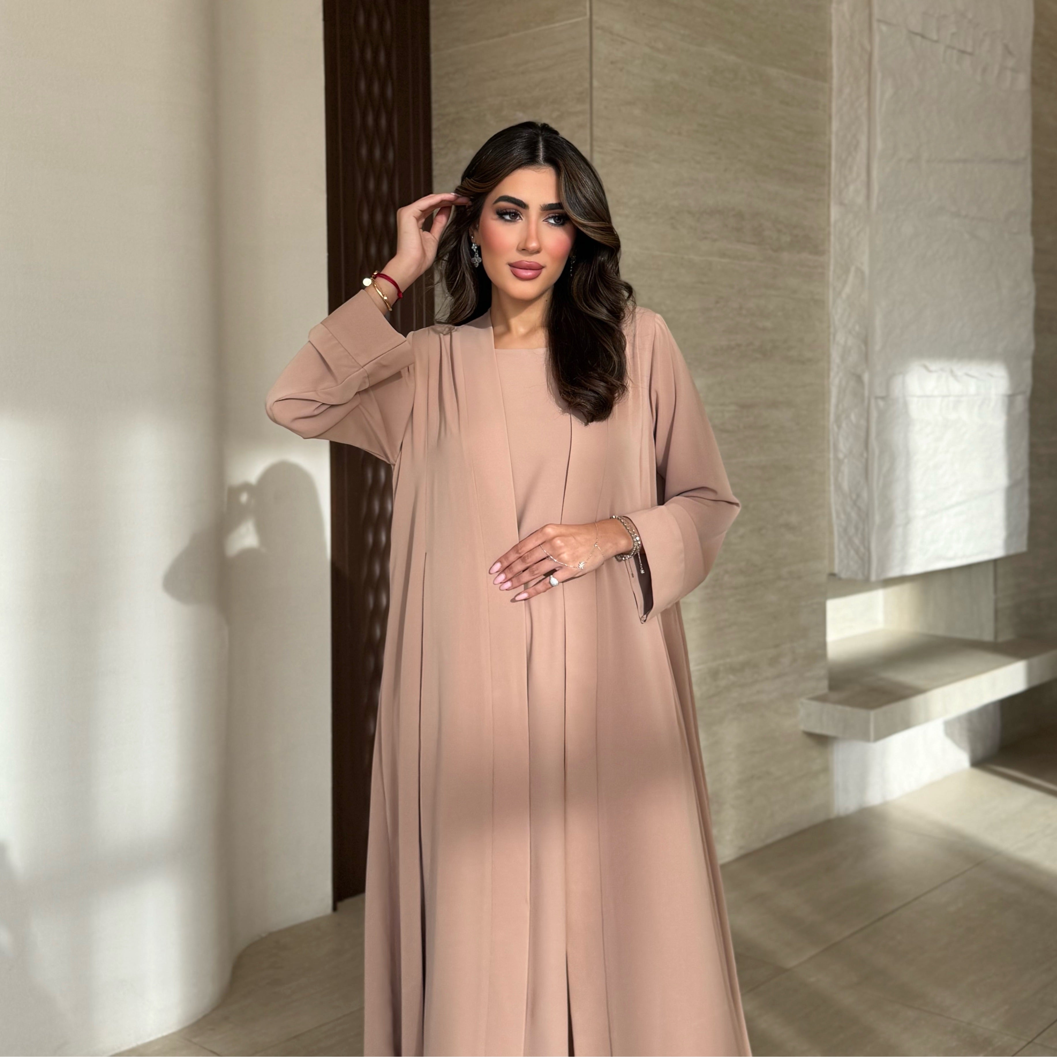 Aziza Beige Abaya