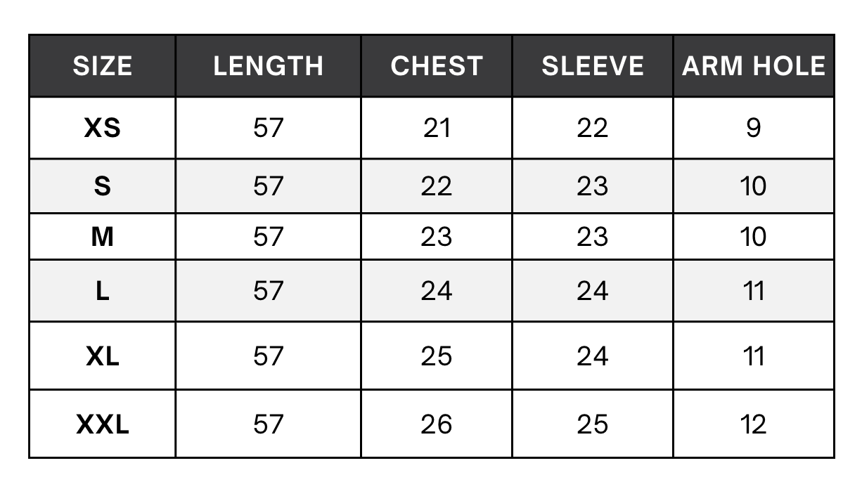 Size Guide