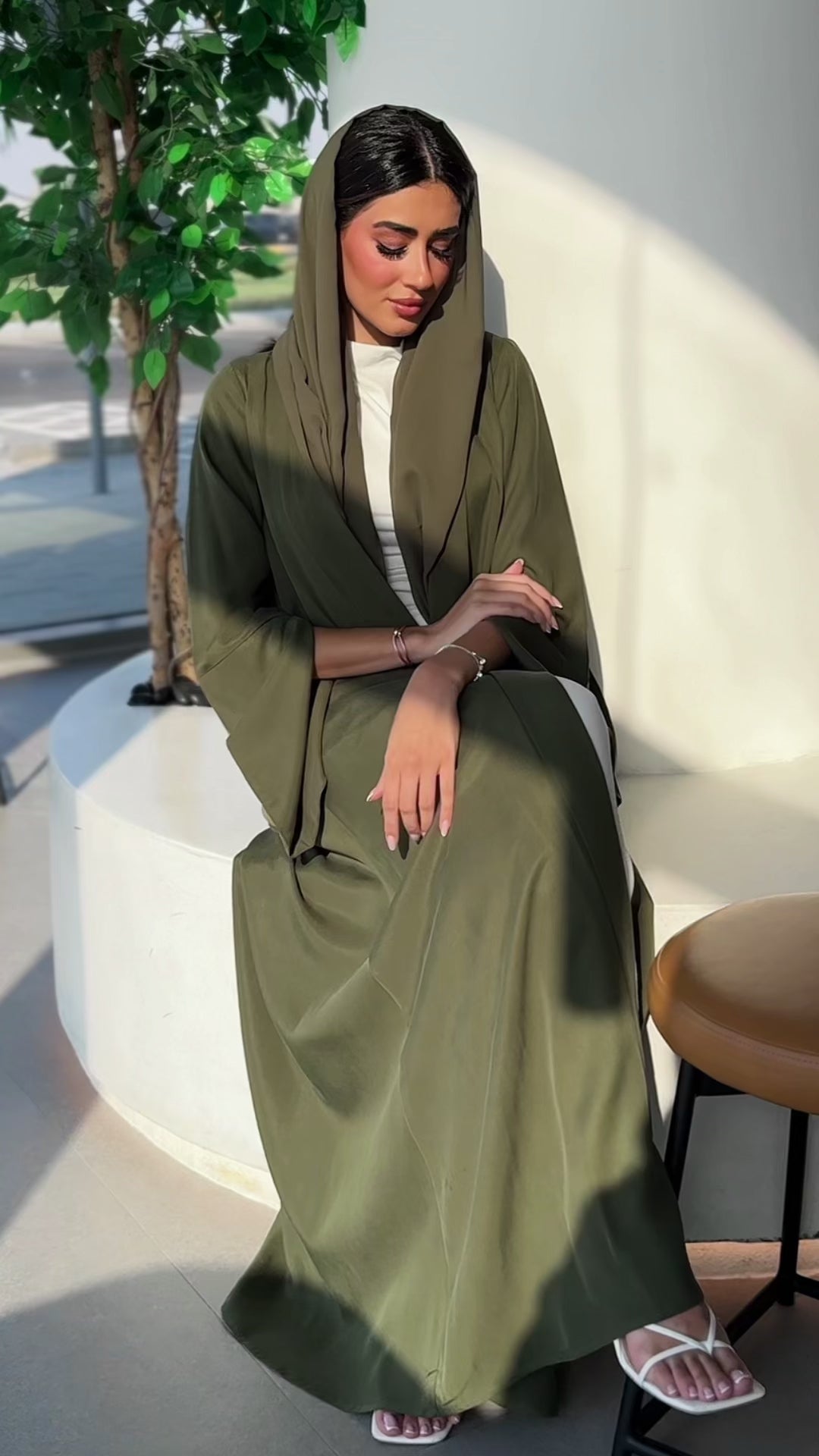 Maya Green Abaya