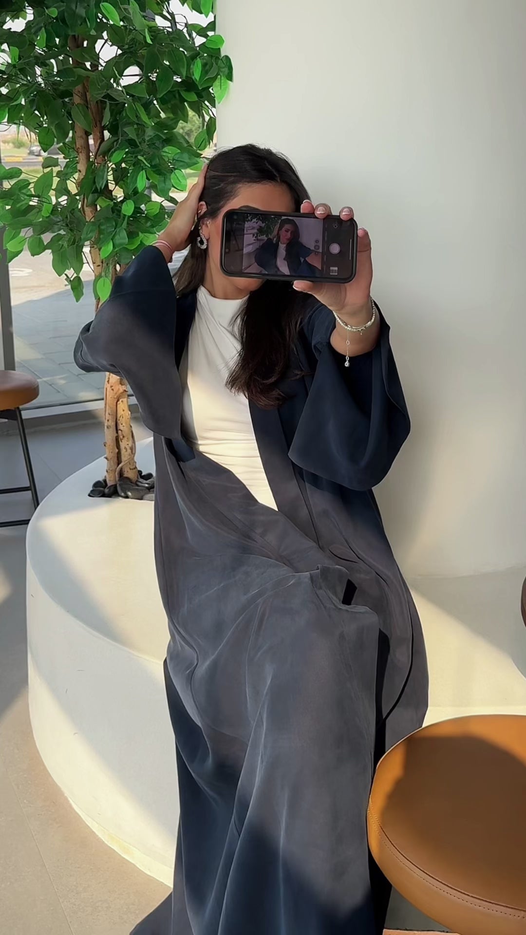 Maya Navy Abaya