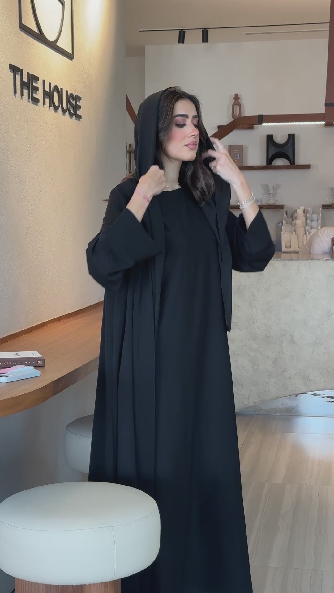 Aziza Black Abaya
