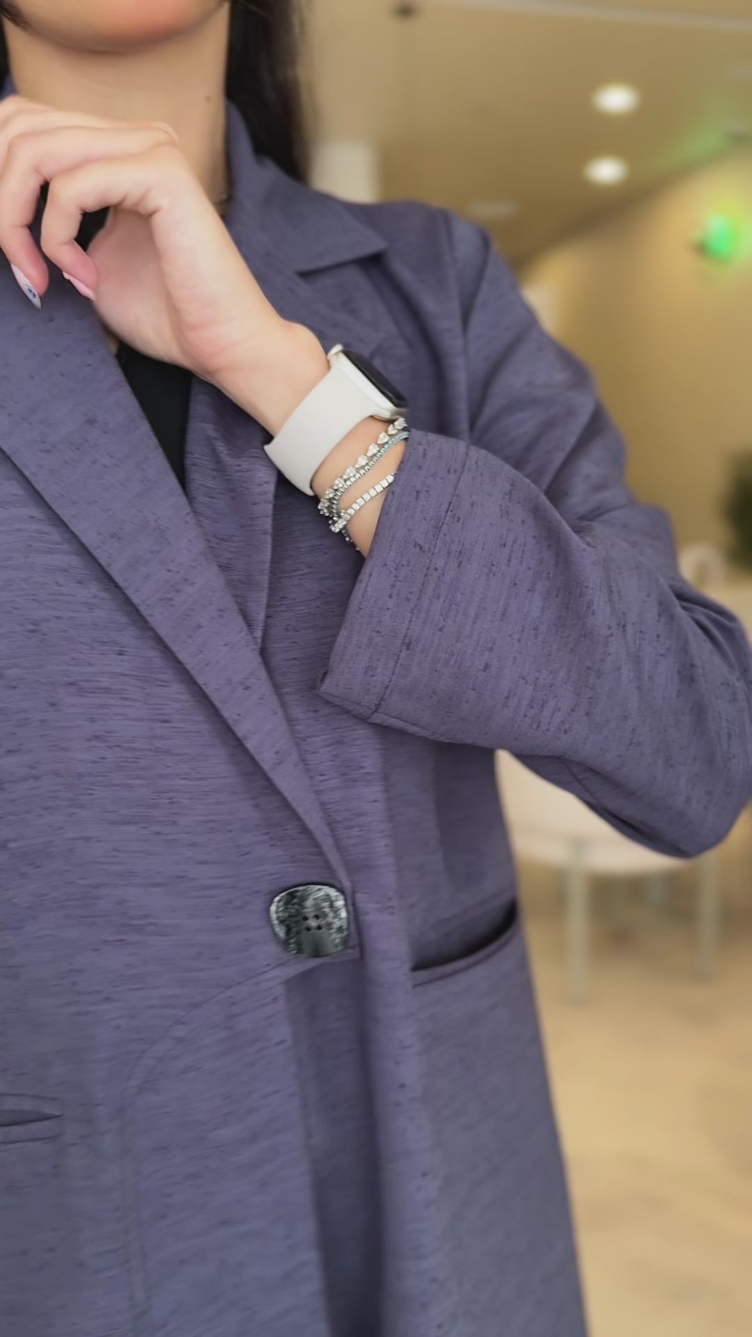 Ghadah Grey Abaya