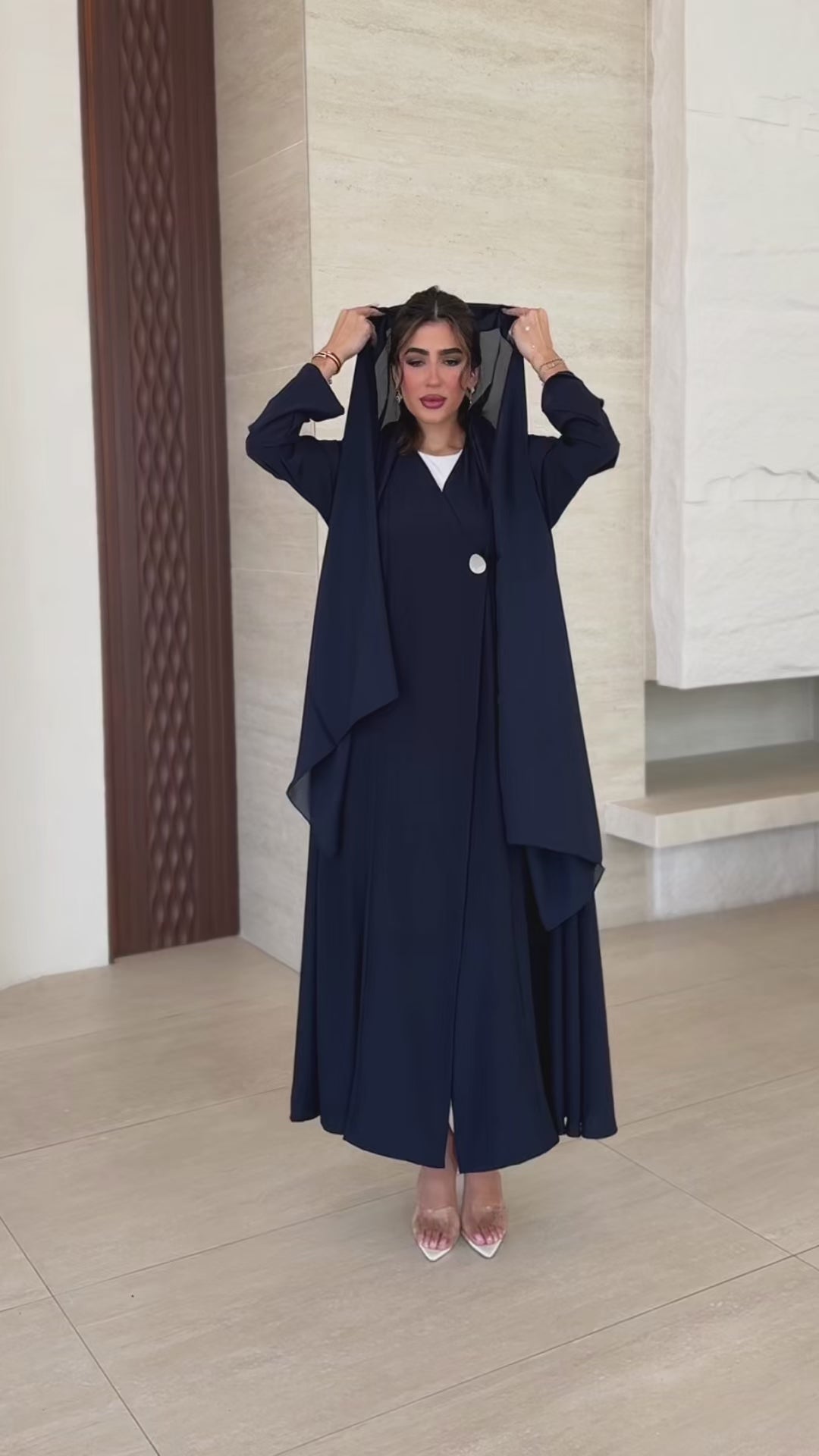 Sher Navy Abaya